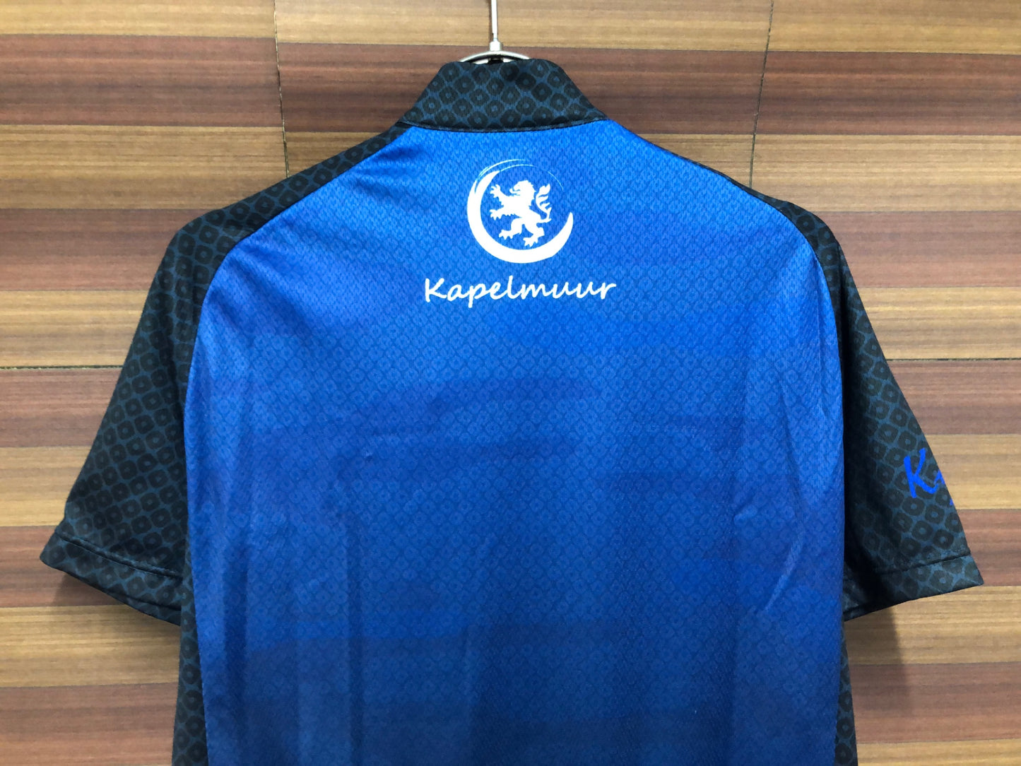 IU724 カペルミュール KAPELMUUR × Y's Road京都 半袖 サイクルジャージ 青 黒 M