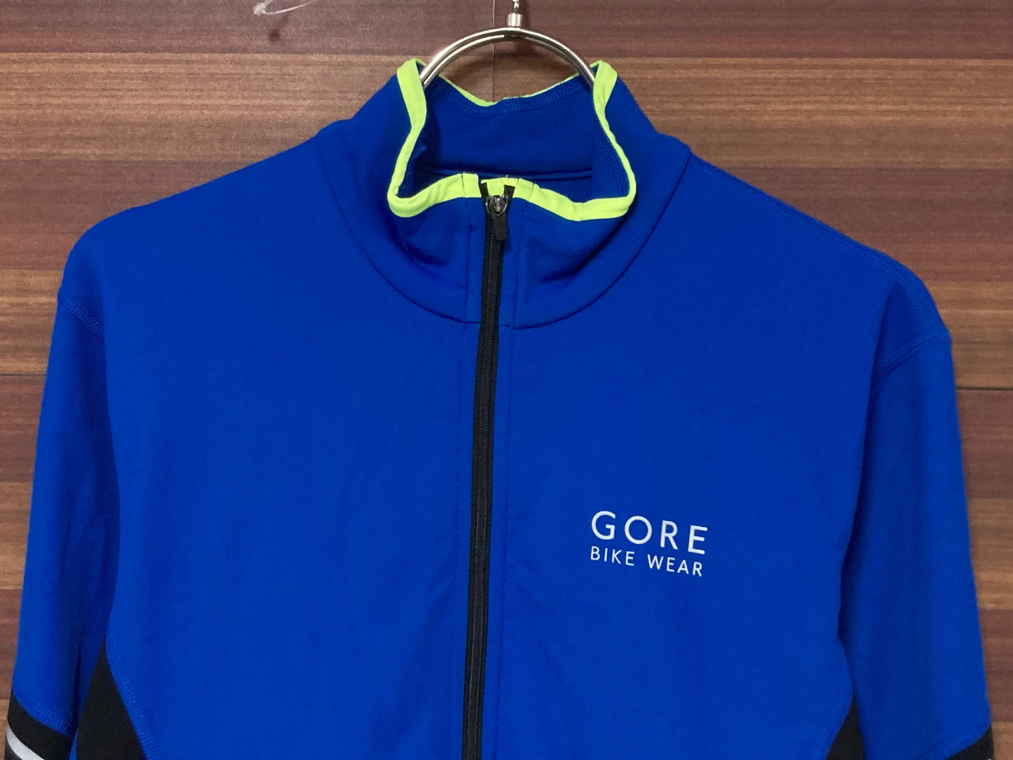 HS523 ゴアバイクウェア GORE BIKE WEAR 長袖 サイクルジャケット 青 M 裏起毛