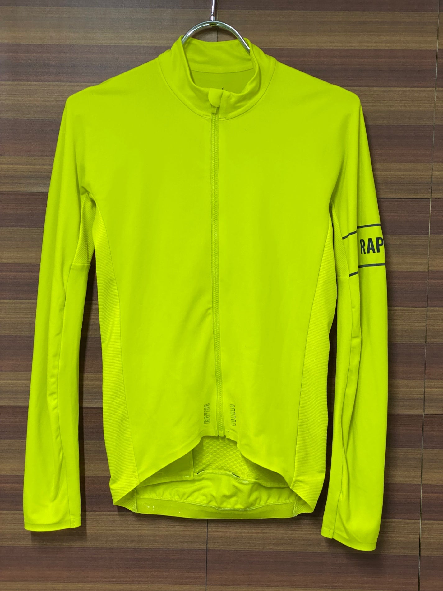 IL596 ラファ Rapha PRO TEAM LS THERMAL JERSEY 長袖サイクルジャージ 黄色 XS