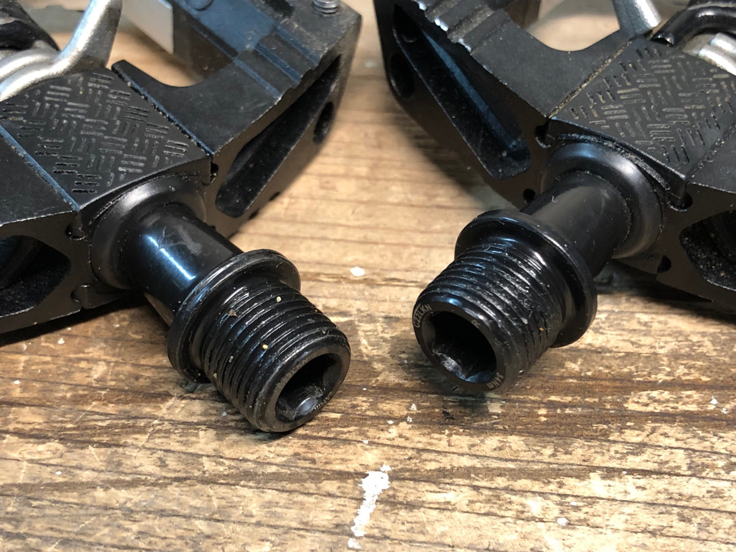 IY818 クランクブラザーズ CRANK BROTHERS マレット MALLET E ビンディングペダル 黒シルバー