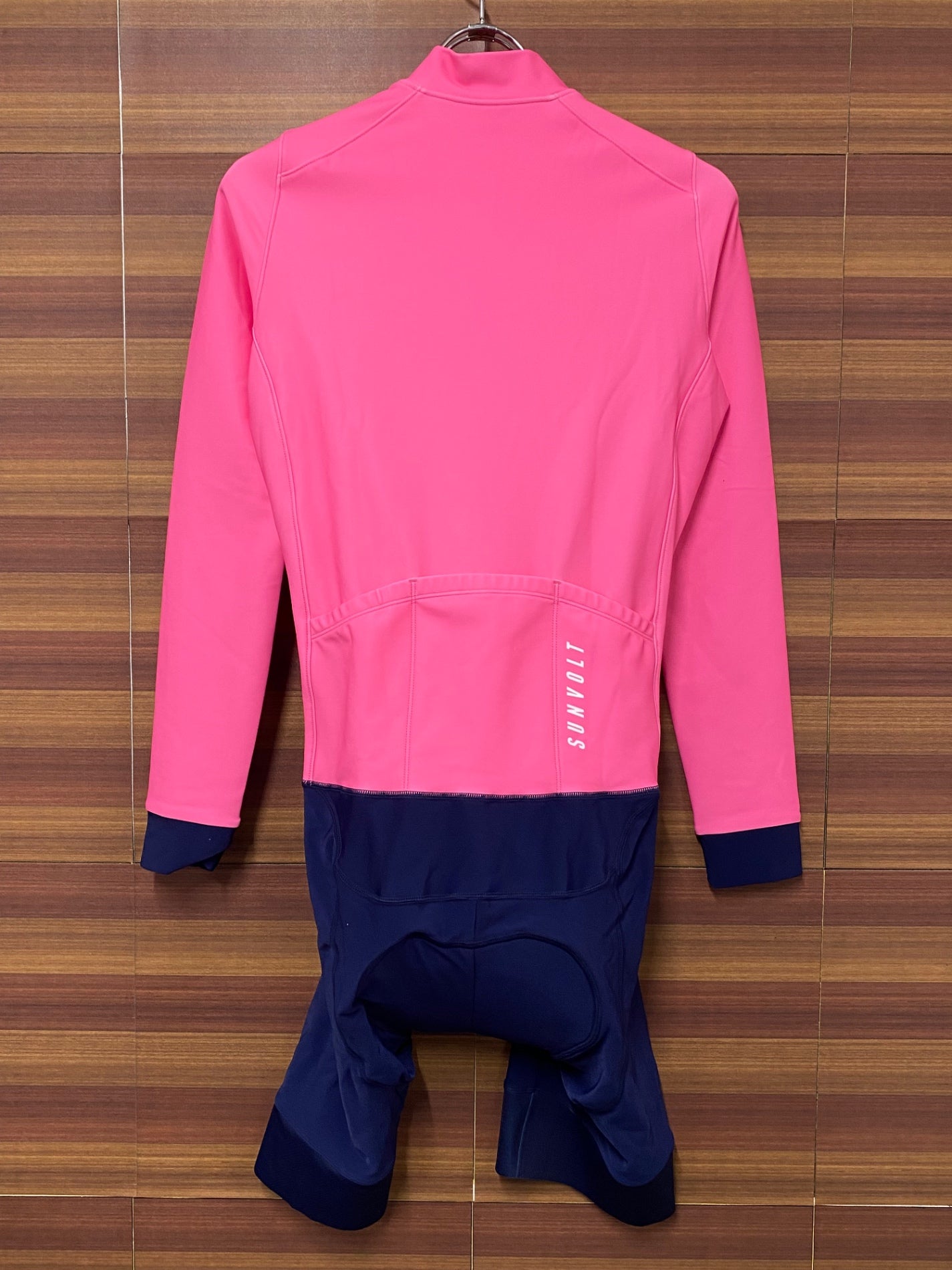 IS712 サンボルト SUNVOLT 長袖 裏起毛 セパレート ワンピース M ピンク