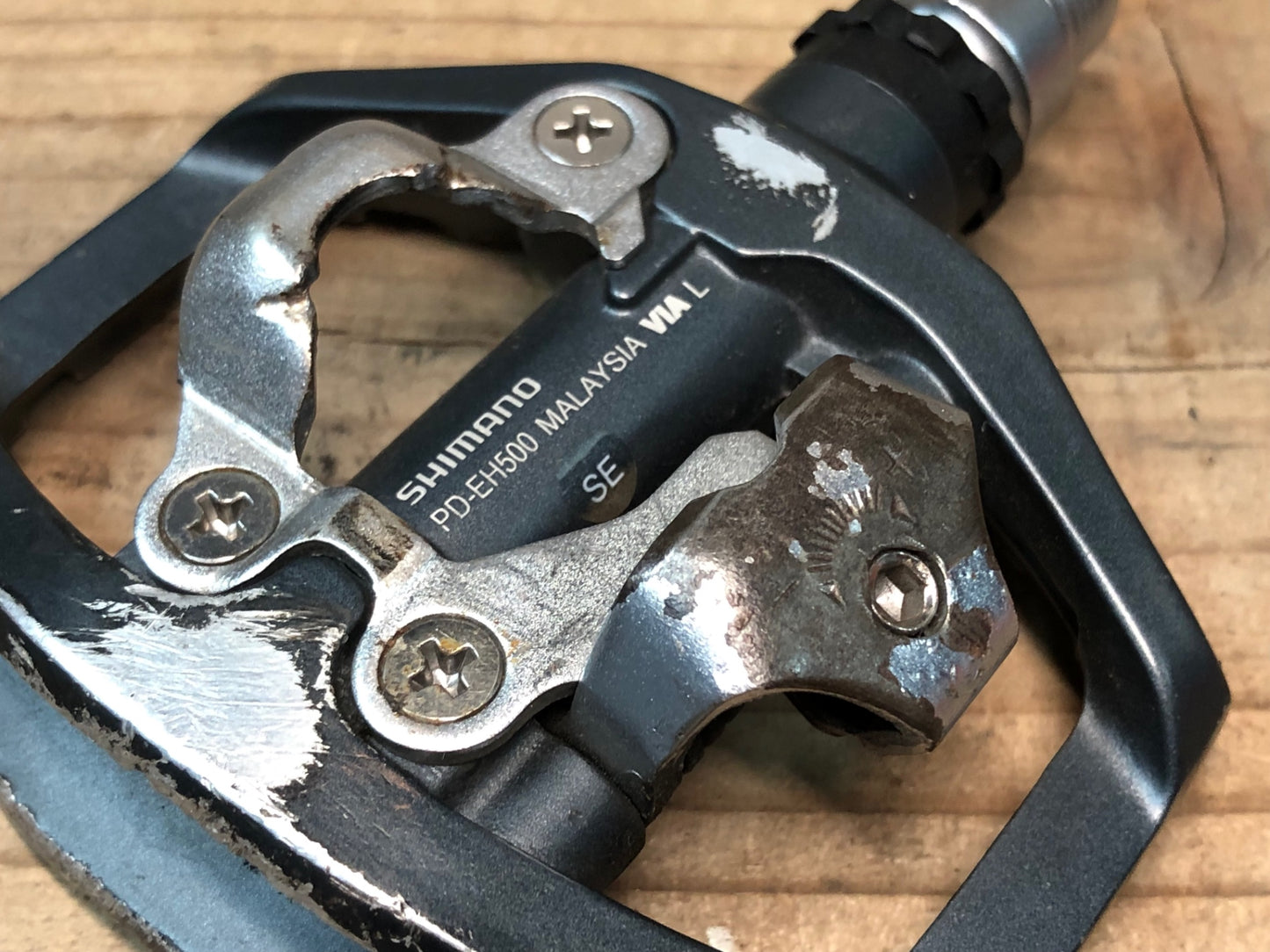 IO120 シマノ SHIMANO PD-EH500 ビンディングペダル 片面フラット SPD