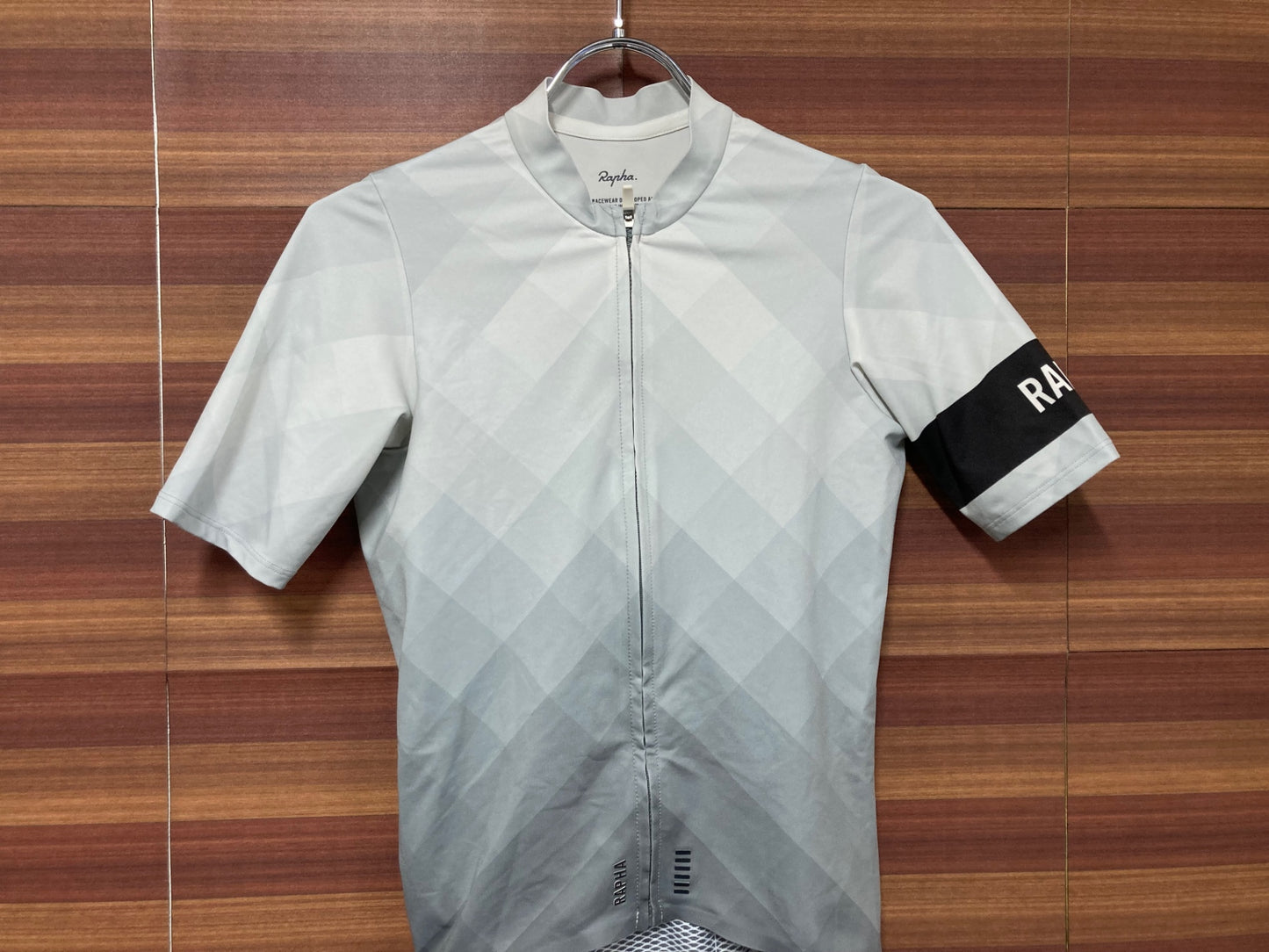 IK305 ラファ RAPHA PRO TEAM MID WEIGHT JERSEY サイクルジャージ 半袖 XS グレー