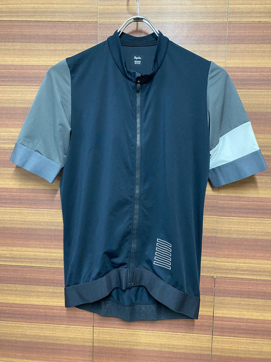 IK228 ラファ Rapha PRO TEAM TRAINING JERSEY 半袖 サイクルジャージ 黒グレー M