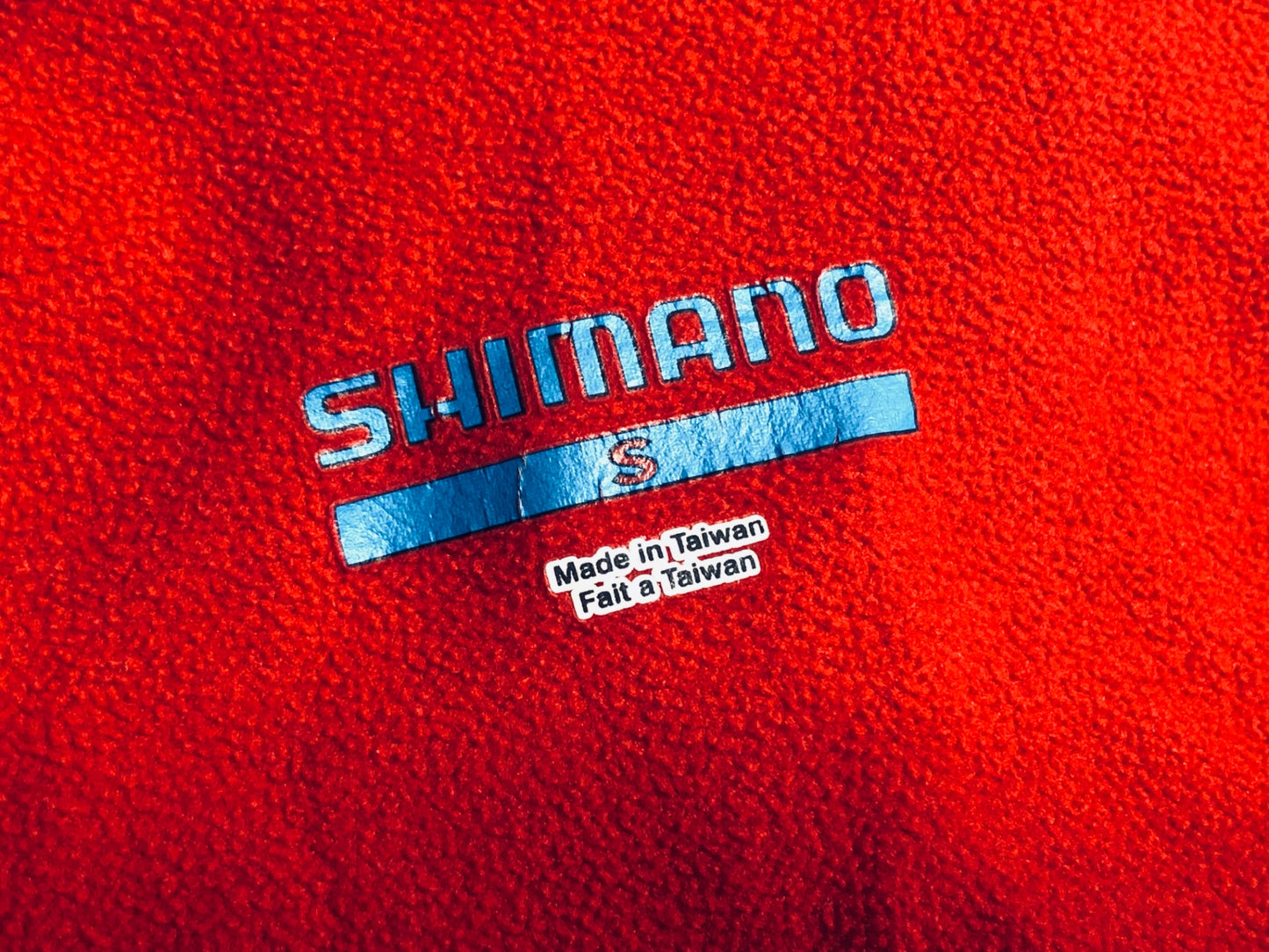 IV187 シマノ SHIMANO 長袖 サイクルジャージ 赤 S 裏起毛