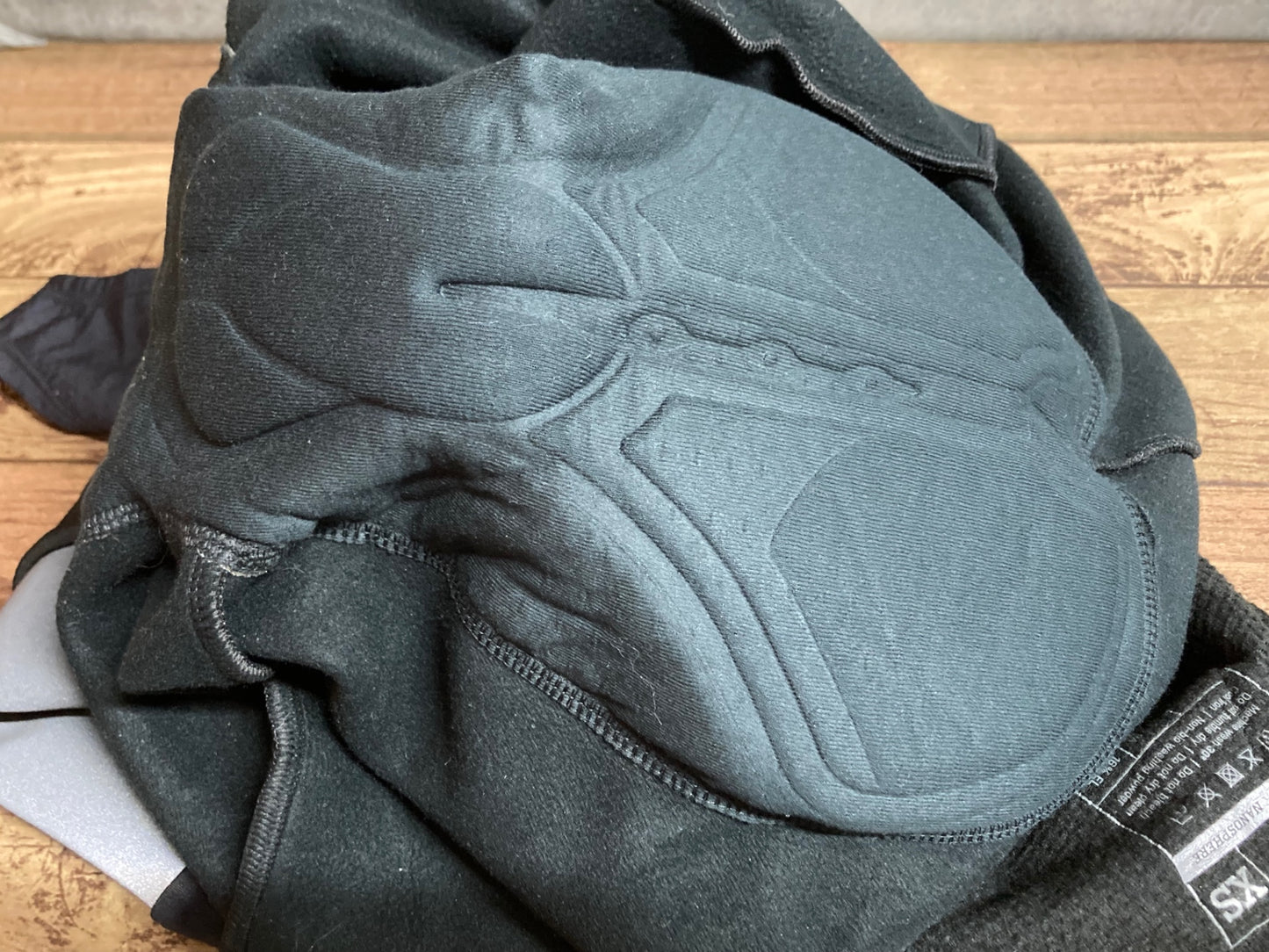 IQ731 イザドア Isadore ビブタイツ 黒 XS 裏起毛