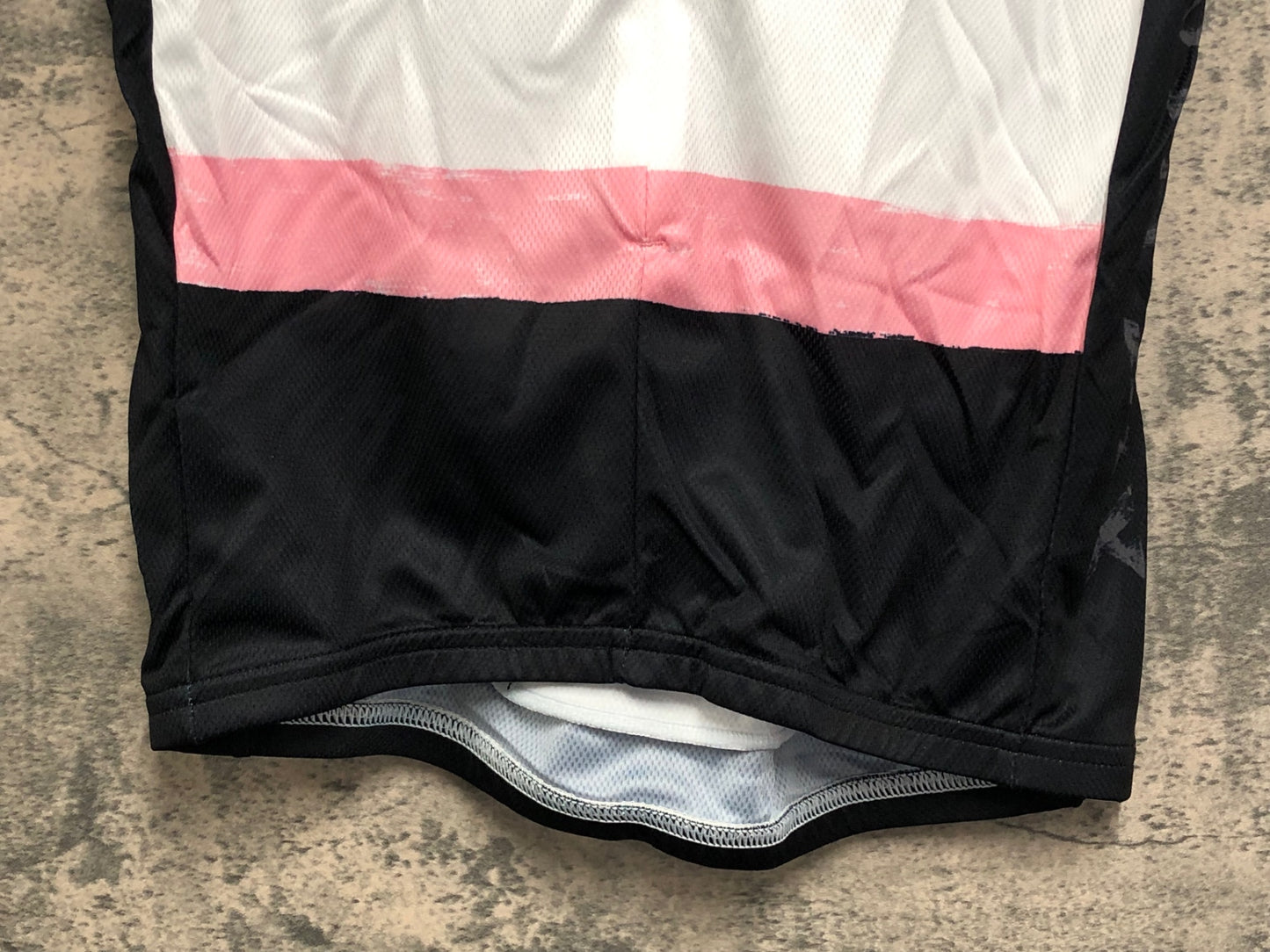 IW596 ツインシックス TWIN SIX 半袖 サイクルジャージ 白ピンク Ｍ 未使用品