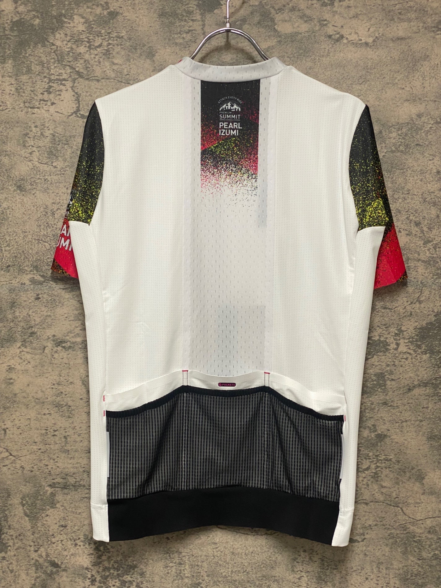 IZ953 パールイズミ PEARL iZUMi プレミアムサミット PREMIUM SUMMIT 半袖 サイクルジャージ 白 M