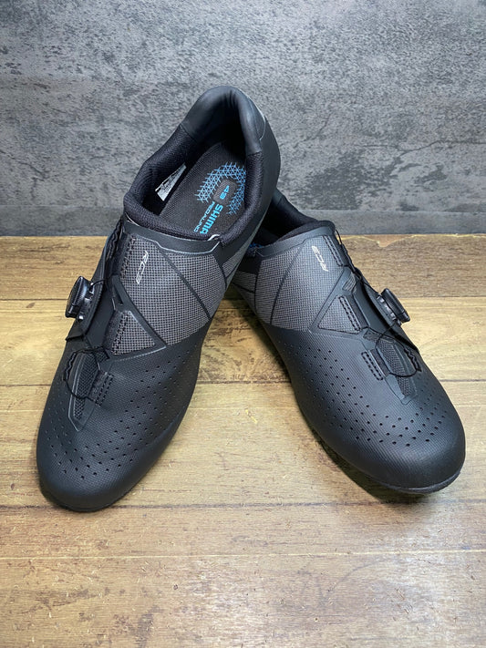 JA995 シマノ SHIMANO RC3 SH-RC300M ビンディングシューズ 黒 EU43 3穴