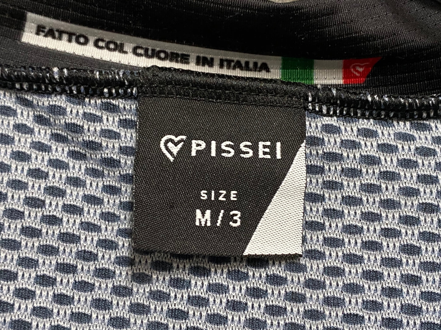 IZ427 ピセイ PISSEI 半袖 サイクルジャージ 黒 M TOKYO WHEELS