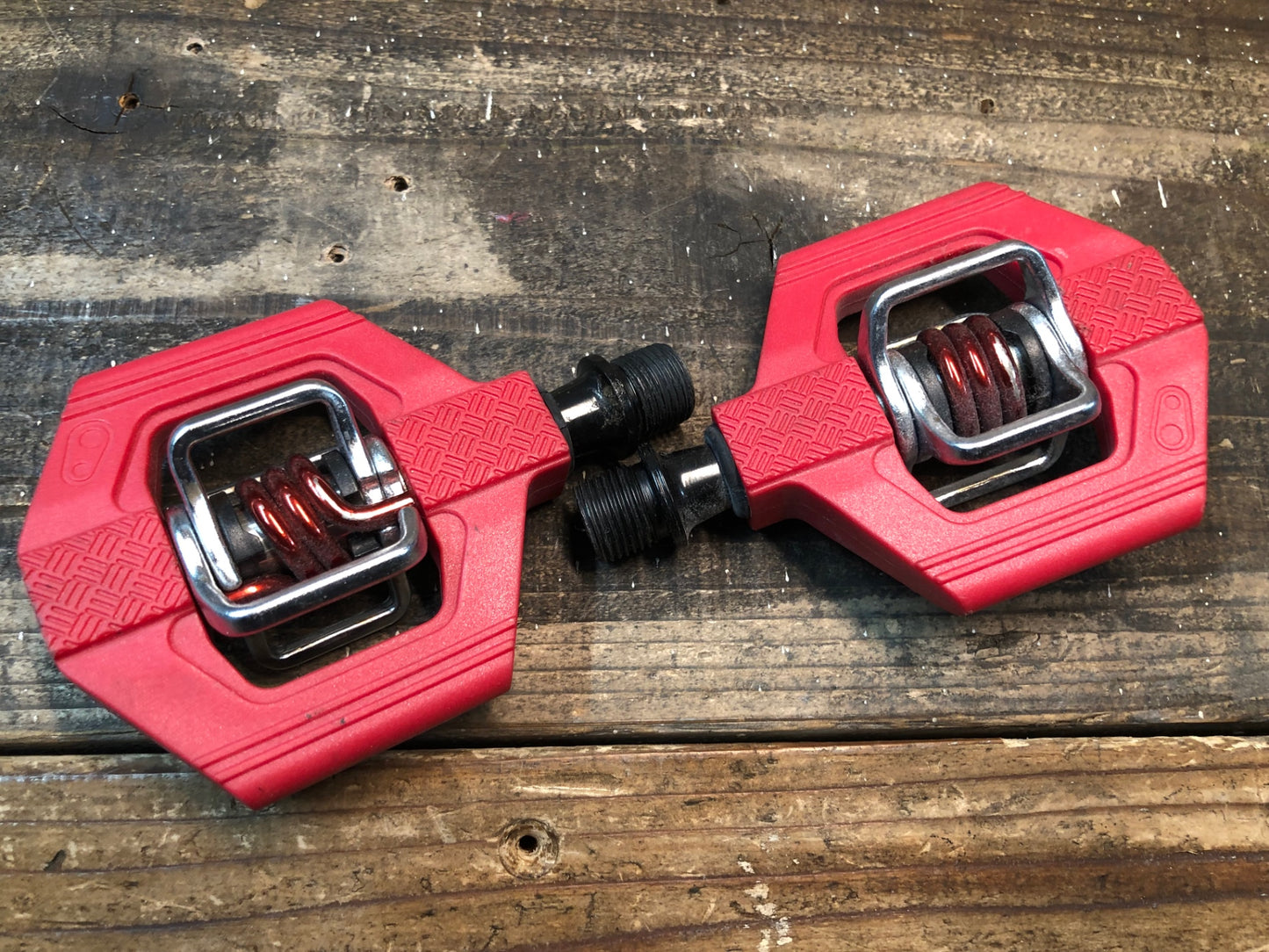 IS286 クランクブラザーズ crankbrothers キャンディ CANDY1 ビンディングペダル レッド