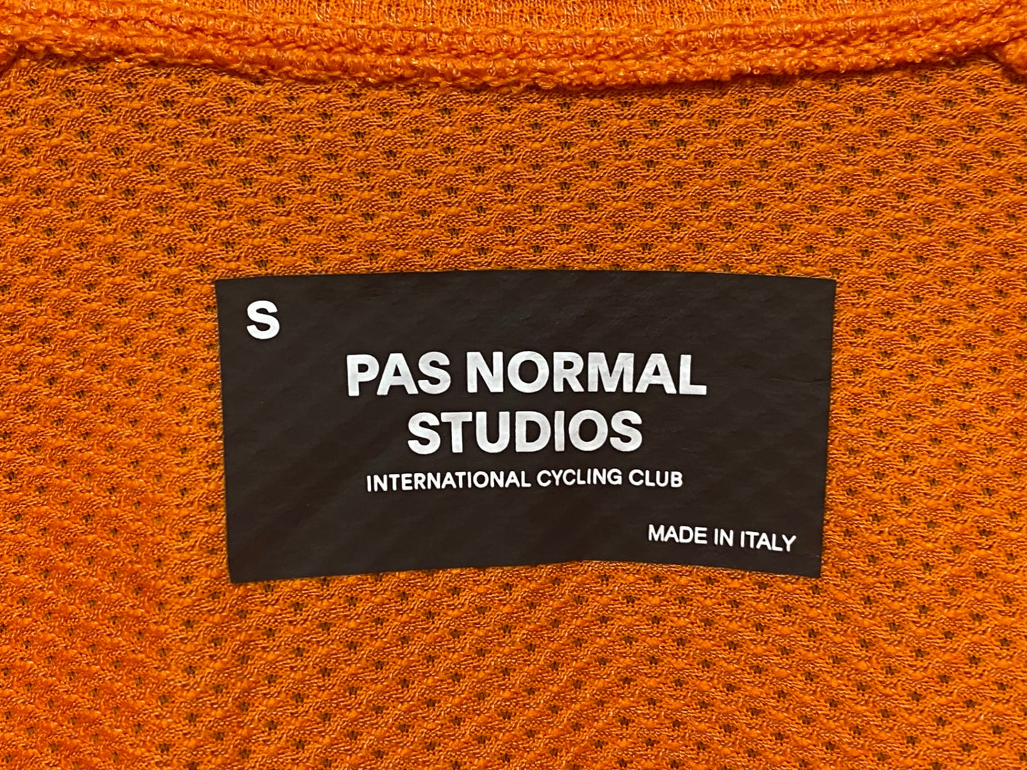 IV057 パスノーマルスタジオ PAS NORMAL STUDIOS Solitude Mesh Jersey 半袖サイクルジャージ オレンジ S