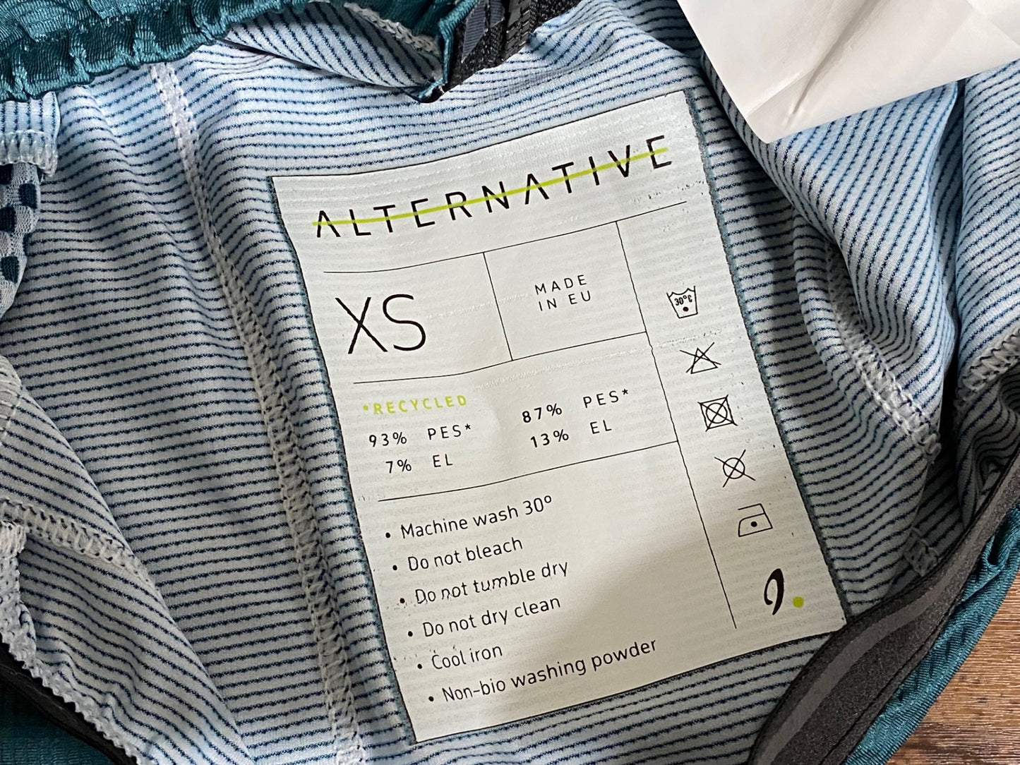 JB705 イザドア ISADORE サイクルジャージ 半袖 青みどり XS