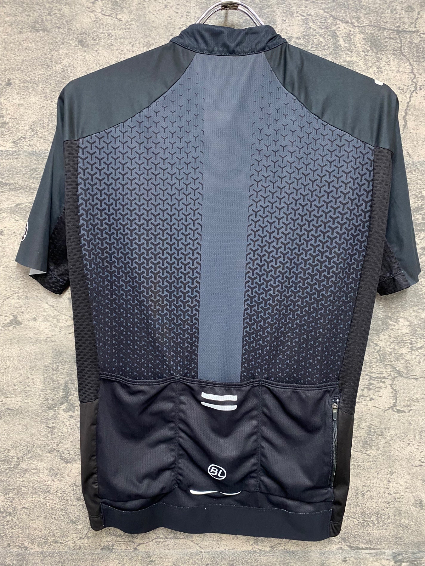 IZ497 バイシクルライン Bicycle Line 半袖サイクルジャージ 黒 L