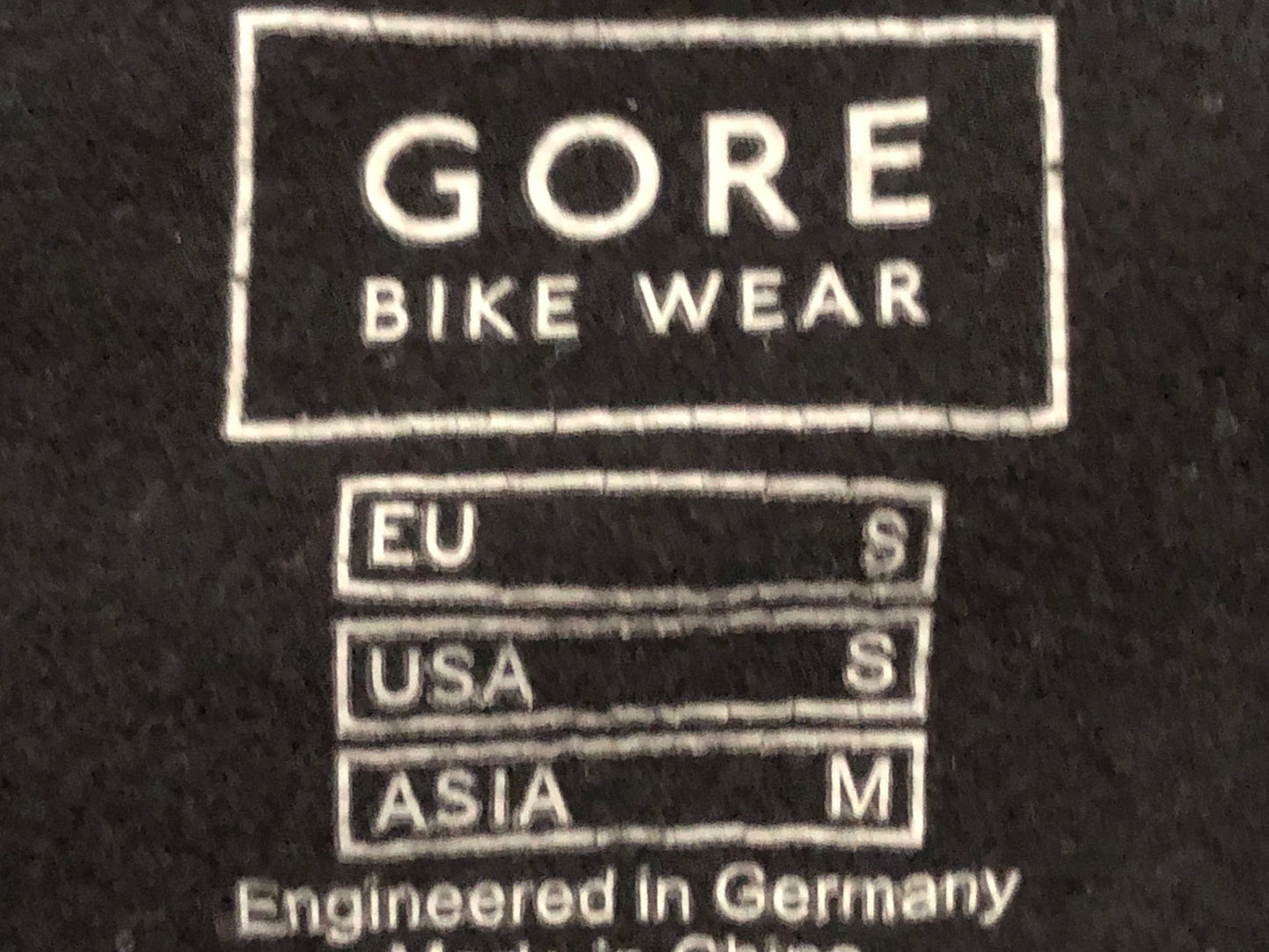 II249 ゴアバイクウェア GORE BIKE WEAR レーサータイツ 黒 ASIA M 裏起毛