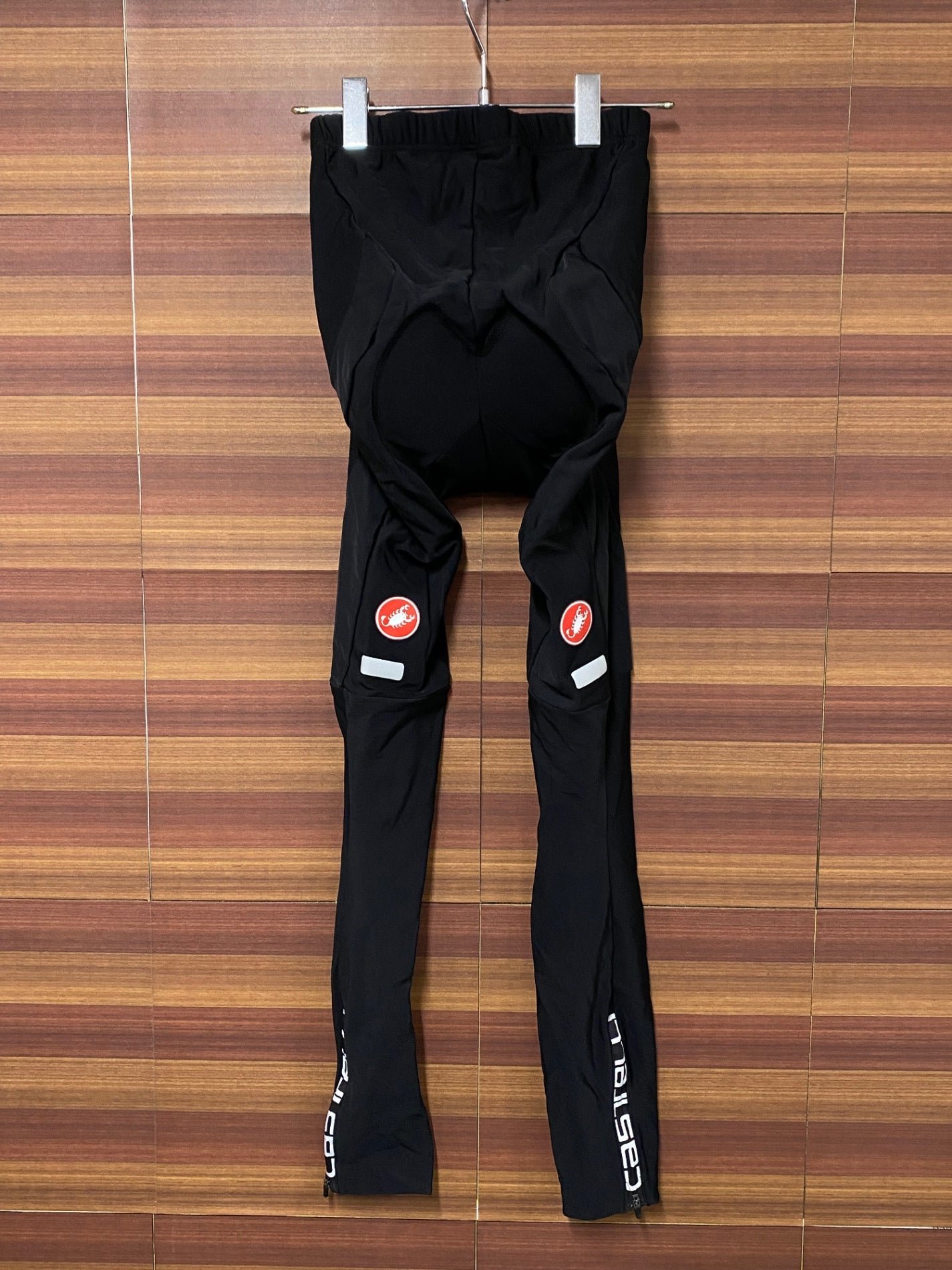 IR531 カステリ CASTELLI 裏起毛 レーサータイツ 黒 L