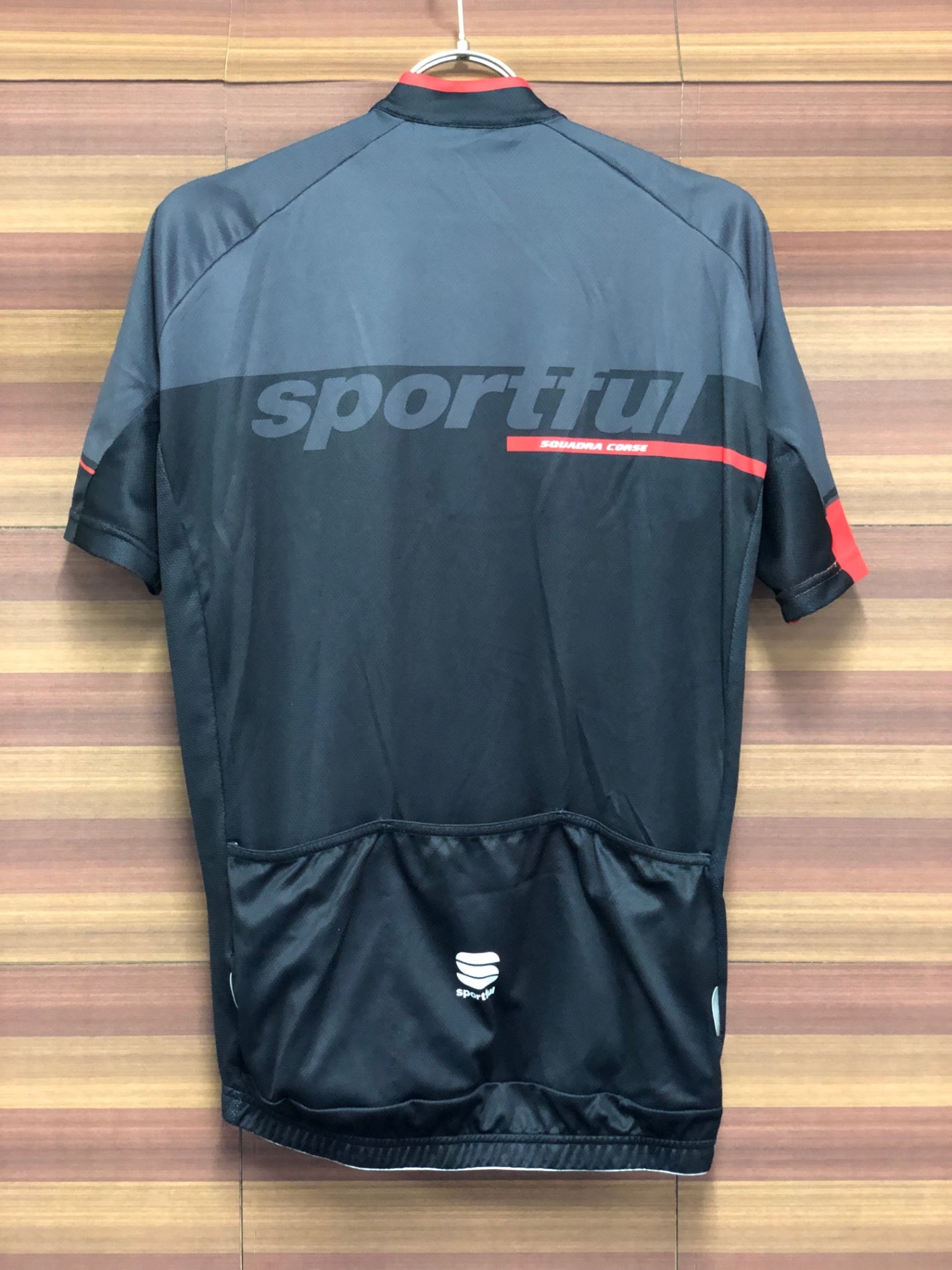 IS291 スポーツフル Sportful 半袖 サイクルジャージ 黒 M