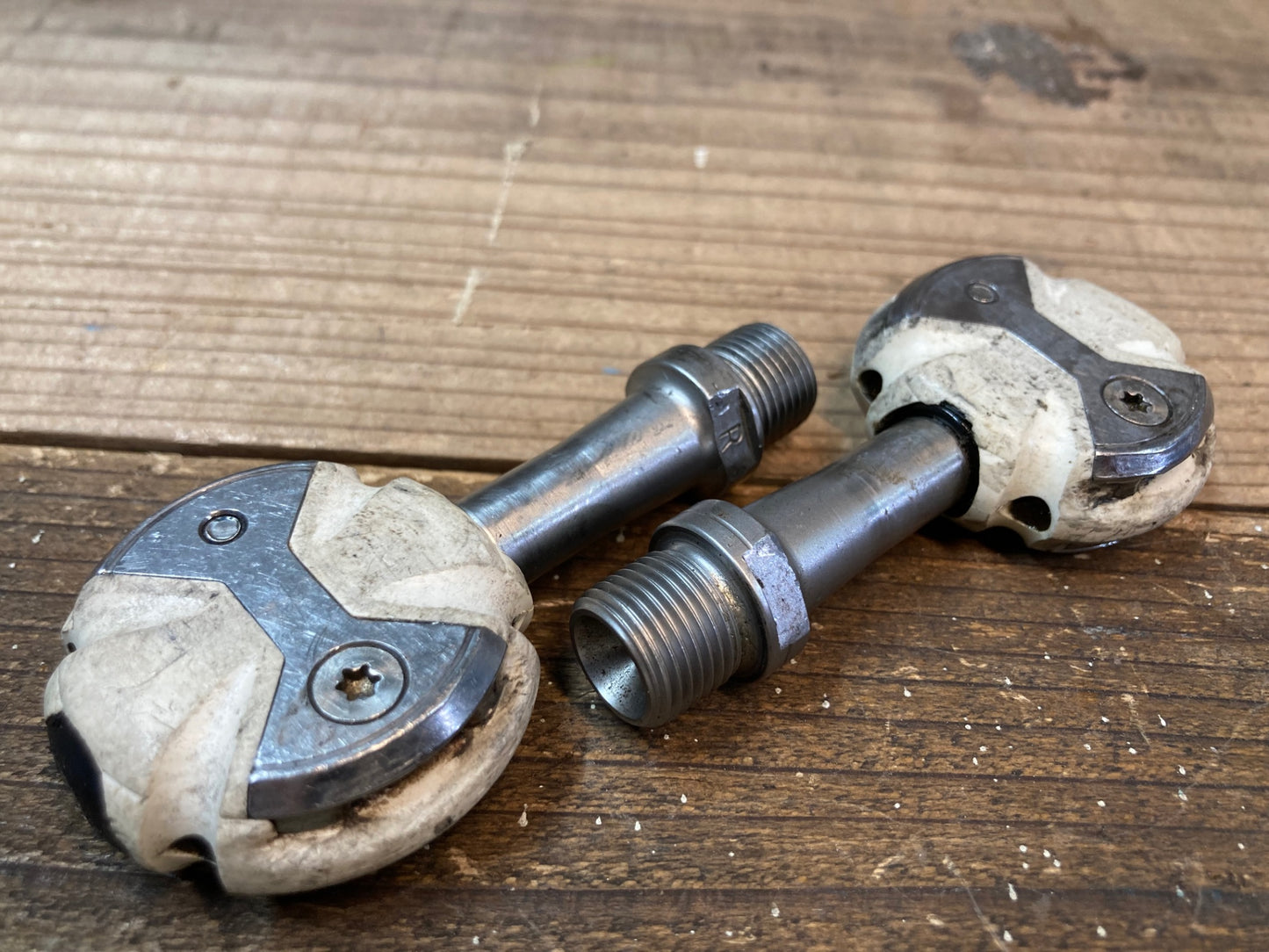 HY023 スピードプレイ SPEEDPLAY ゼロ ZERO ビンディングペダル 白 ステンレス