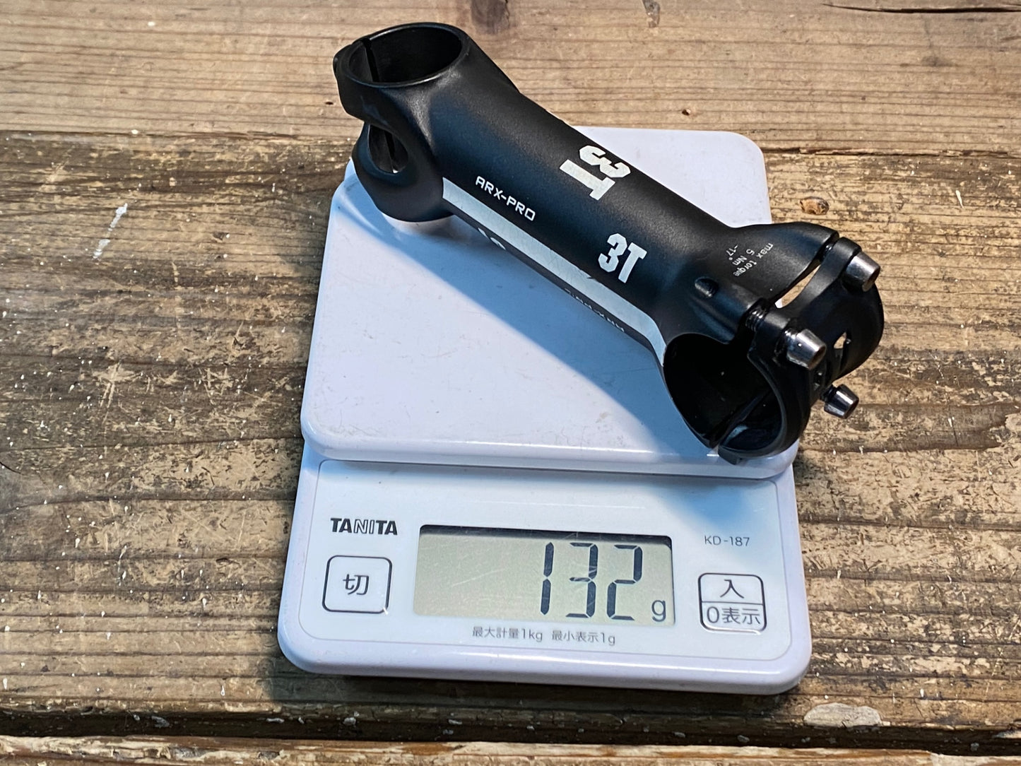 IY054 3T ARX-PRO アルミ ステム 110mm Φ31.8 OS -17° ※ボルト欠品