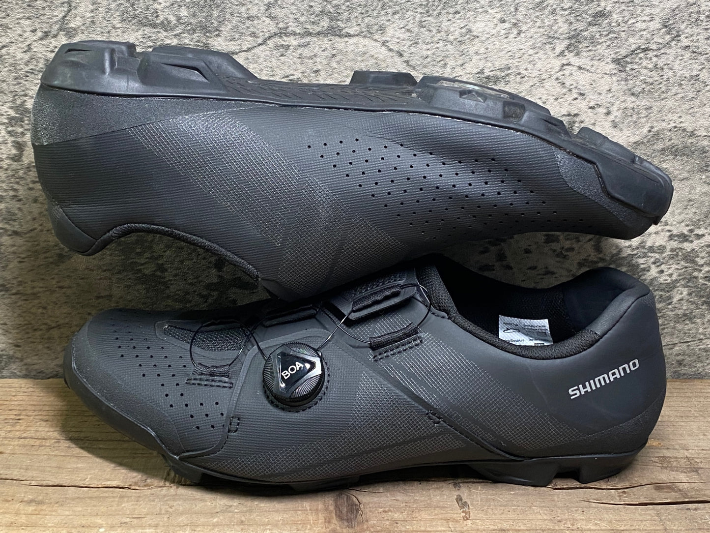 IW582 シマノ SHIMANO XC3 SHXC300M BOA ビンディングシューズ SPD EU45 黒 インソール欠品