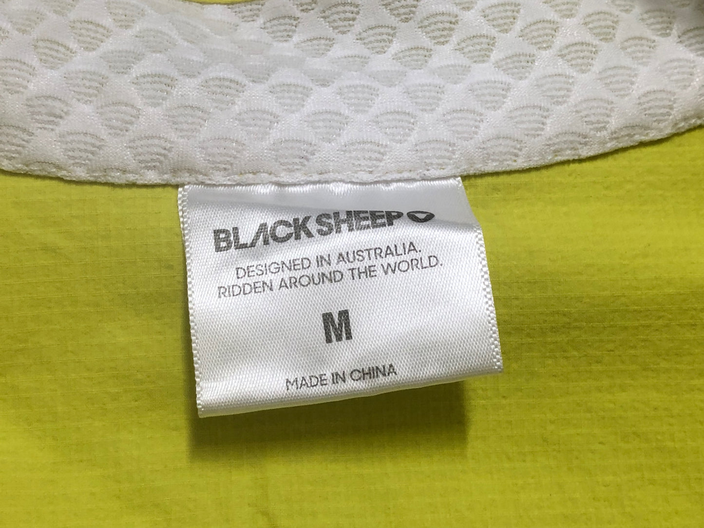 IX197 ブラックシープ BLACK SHEEP MEMBRANE JACKET 長袖 サイクルジャケット 黄 M