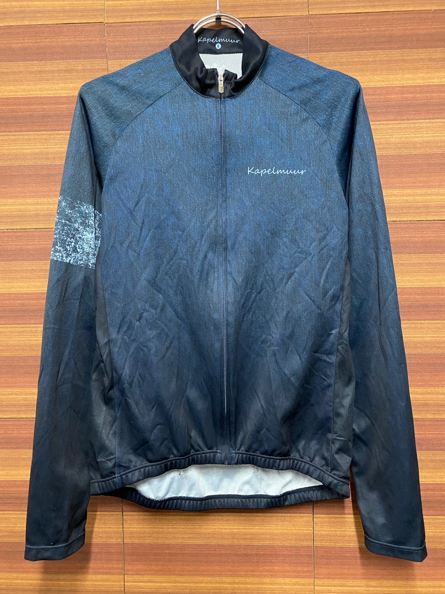 IN615 カペルミュール KAPELMUUR 長袖 サイクルジャージ 紺 L