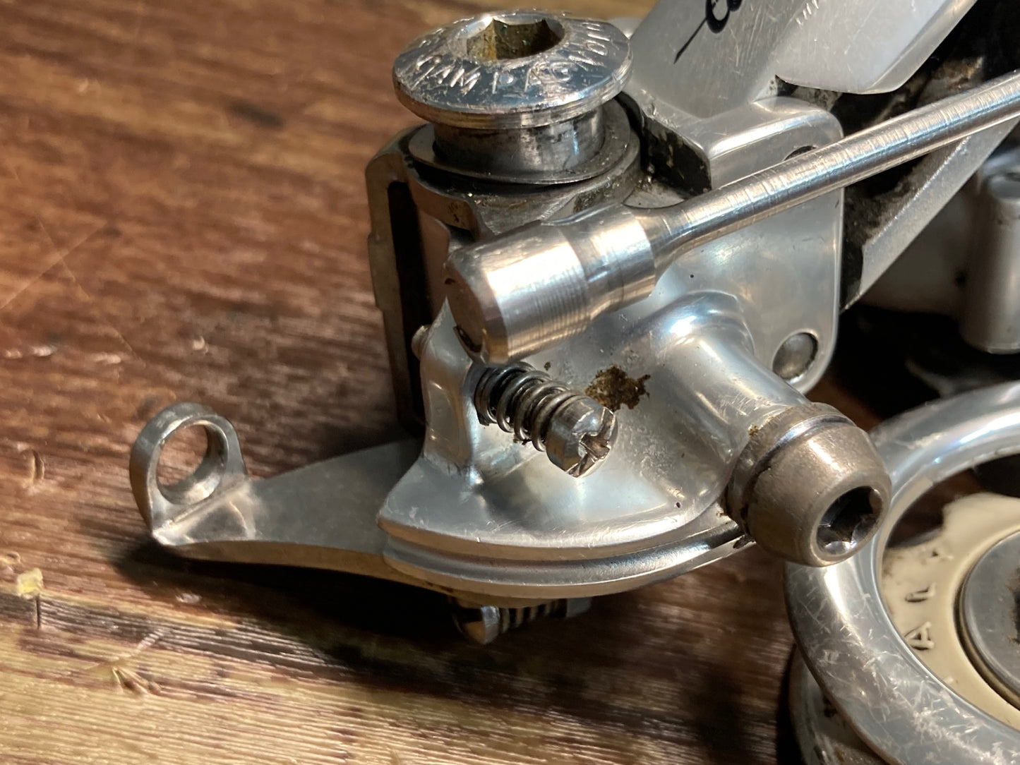 GN080 カンパニョーロ Campagnolo クローチェダウネ Croce D`aune リアディレイラー 7S