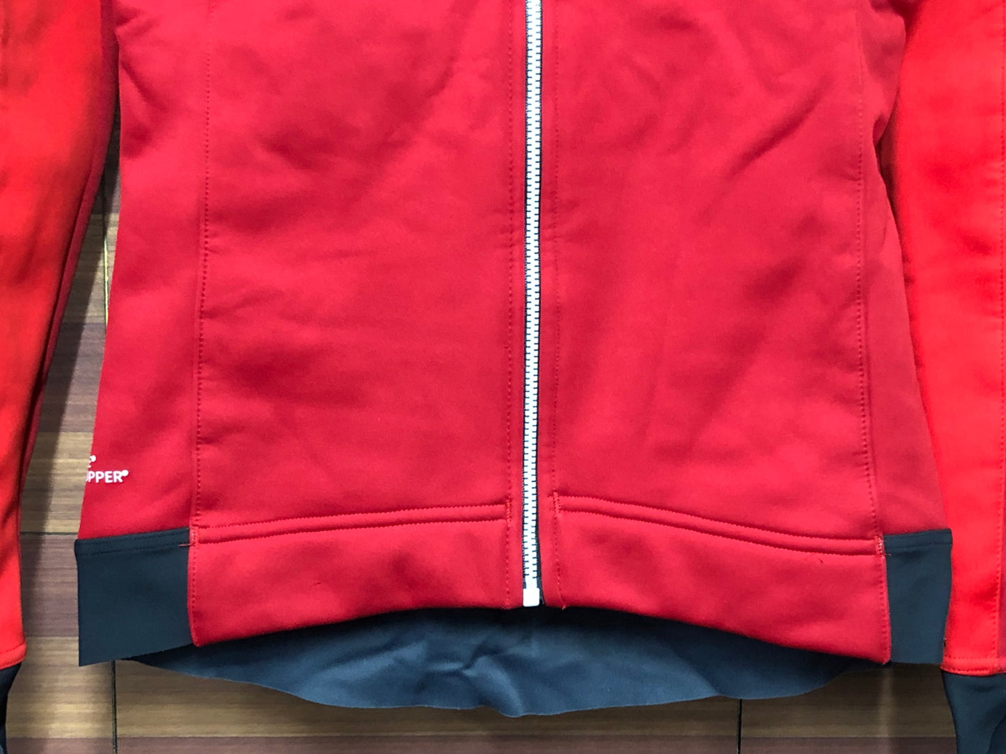 IR213 カステリ castelli 長袖サイクルジャケット 赤 XS 裏起毛 防風 GORE WINDSTOPPER