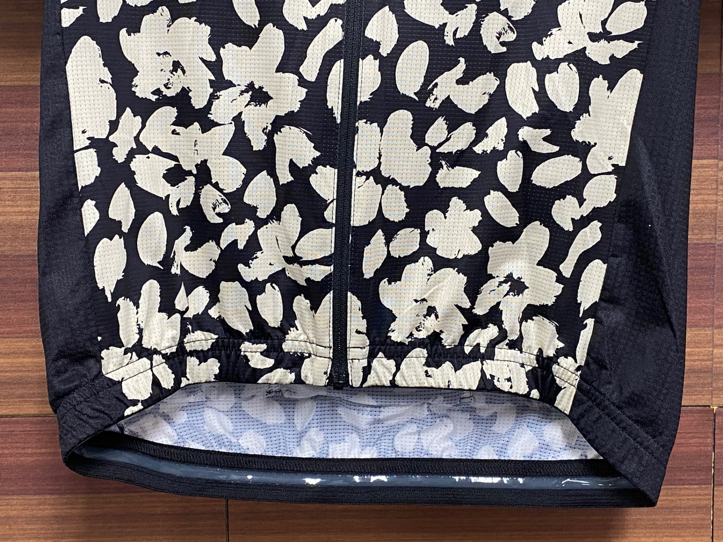 IU267 カフェドシクリステ Cafe du Cycliste FLORIANE Man 半袖 サイクルジャージ 黒 白 XS