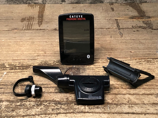 IC807 キャットアイ CATEYE PADRONE DIGITAL CC-PA400B サイクルコンピューター センサー付属 動作確認済