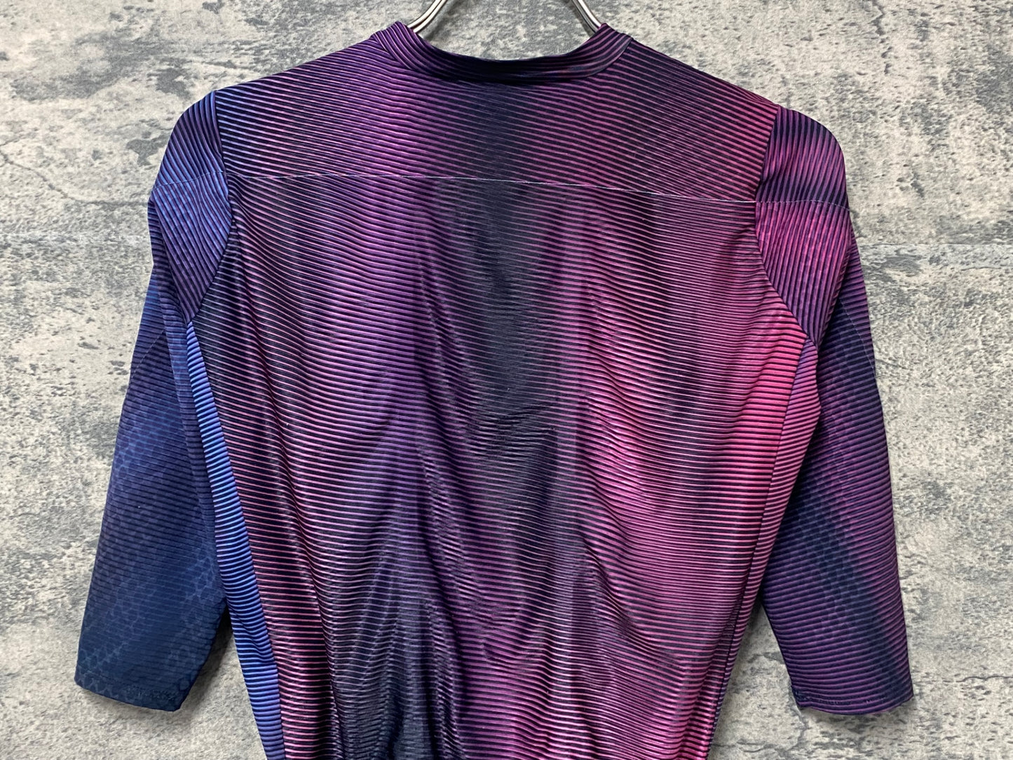 JC604 ラファ Rapha PRINT PRO TEAM AERO JERSEY 半袖 サイクルジャージ 紫 M