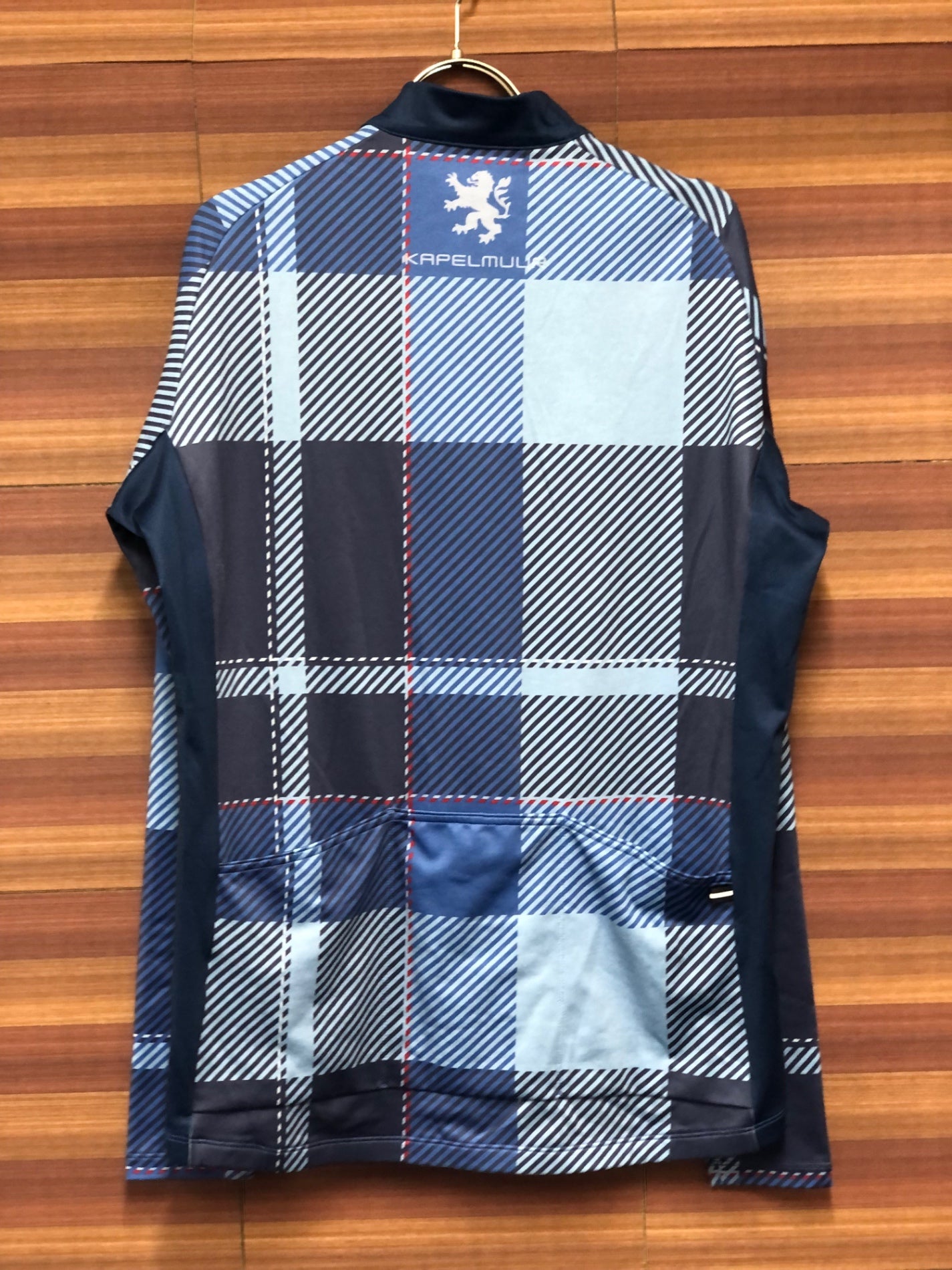 IN974 カペルミュール KAPELMUUR 裏起毛 長袖 サイクルジャージ XL 青