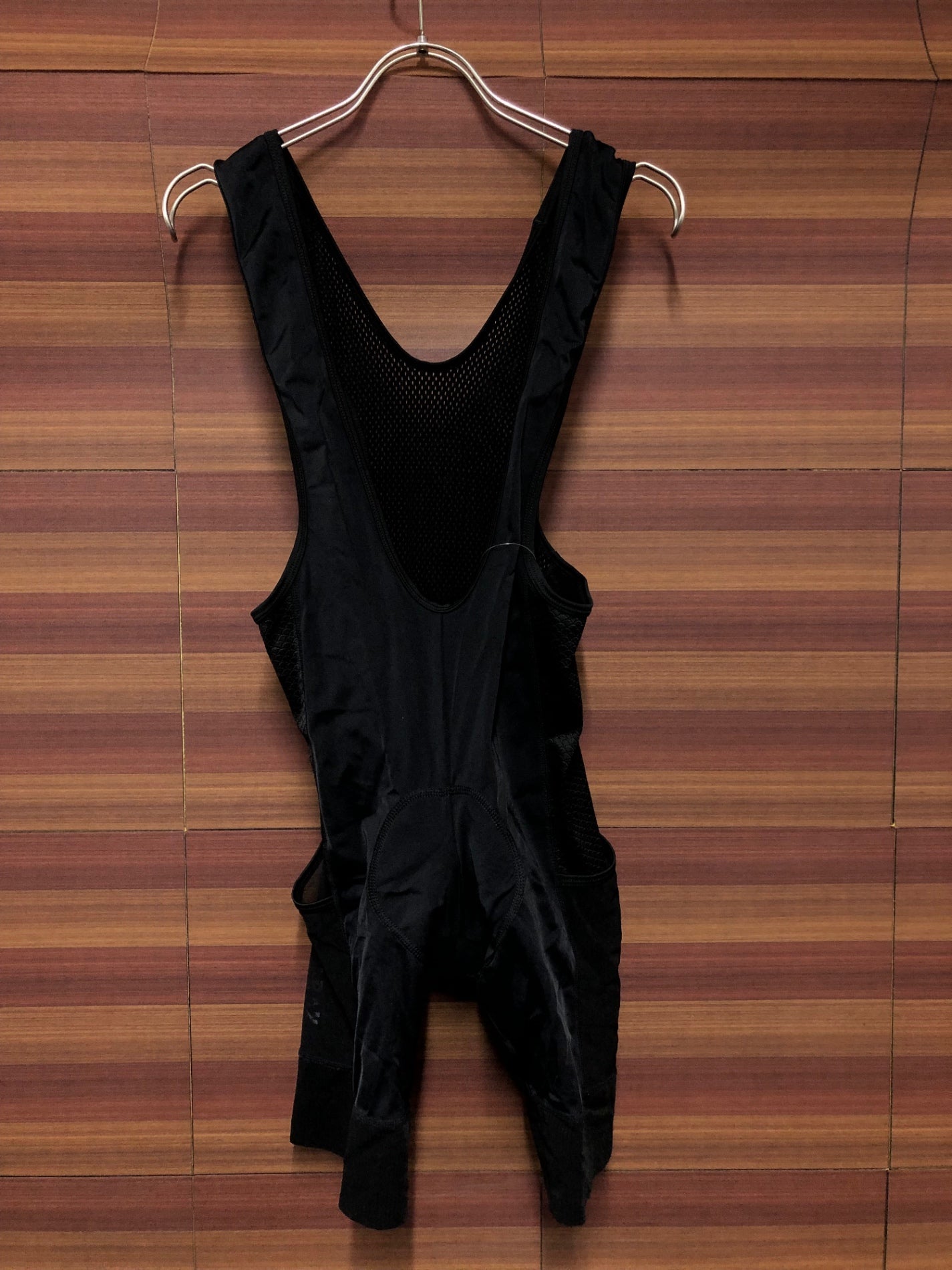 IM081 THC Productions BURN BAN ビブショーツ 黒 M ※ロゴヒビ、ほつれ