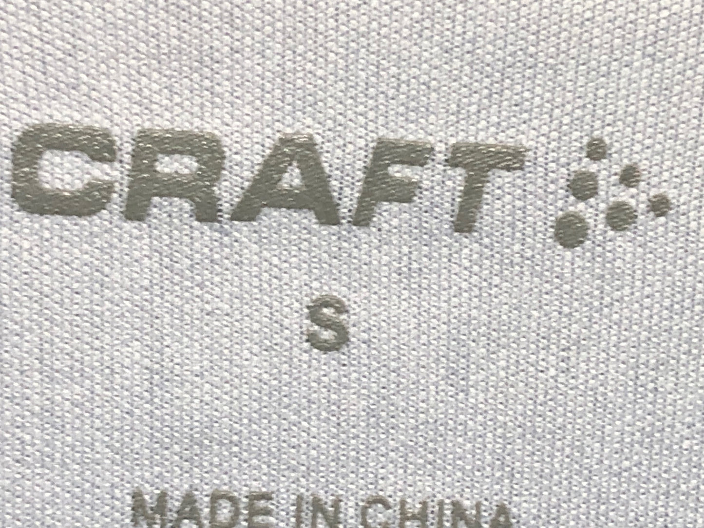 IU727 クラフト CRAFT 半袖 サイクルジャージ 白 黒 S