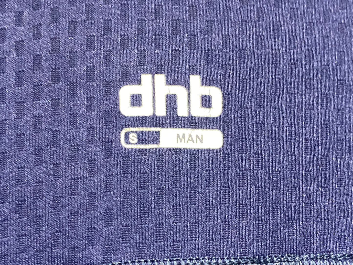 JA538 dhb 長袖 サイクルジャージ 青 S 裏起毛