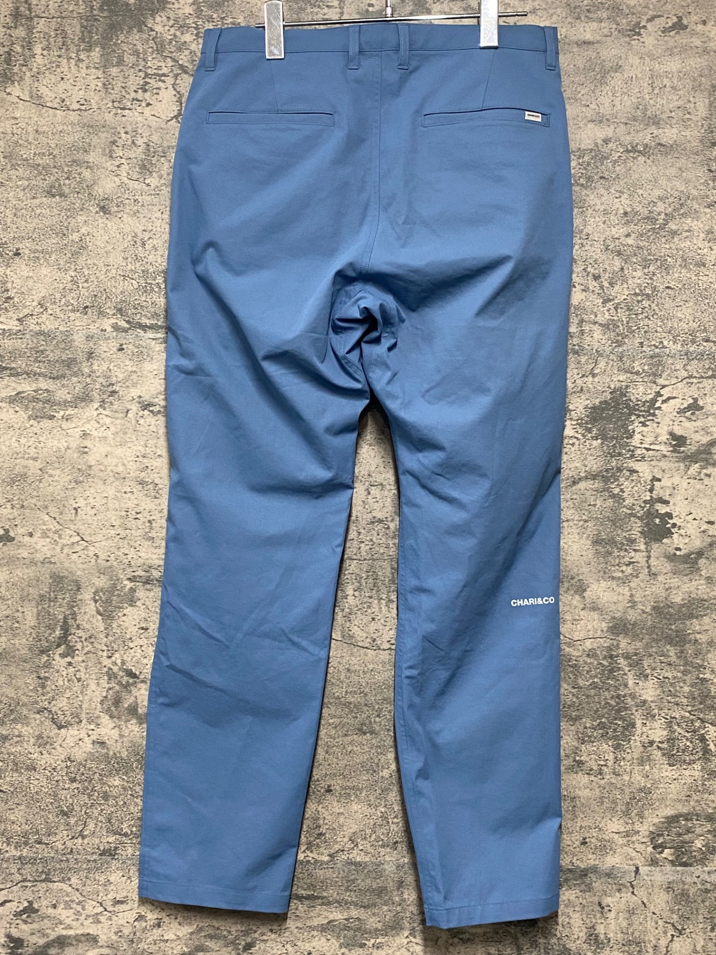 JB775 CHARI&CO ダイナミックパンツ 水色 M