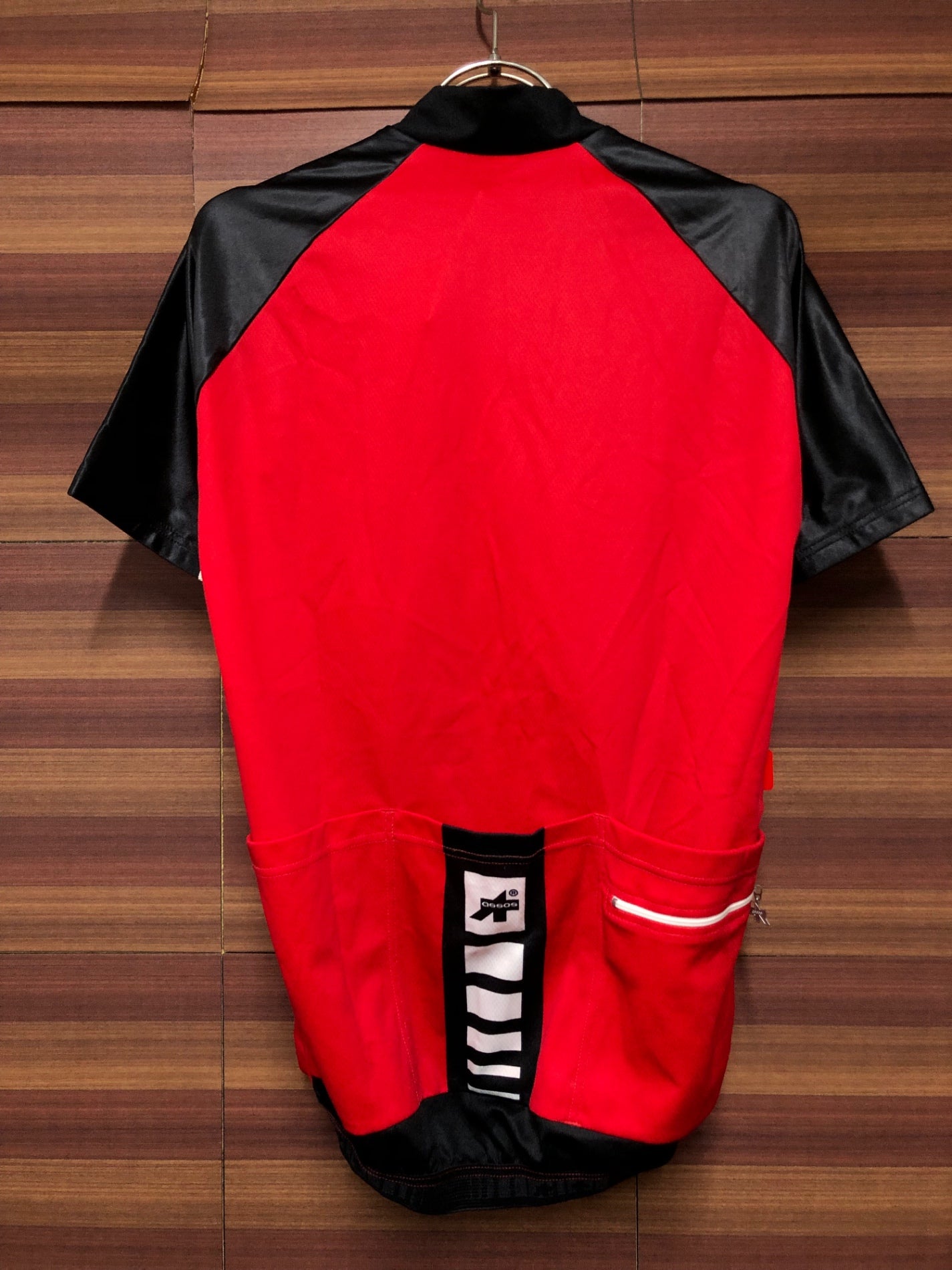 IU911 アソス assos 半袖 サイクルジャージ 赤 M 黄ばみ