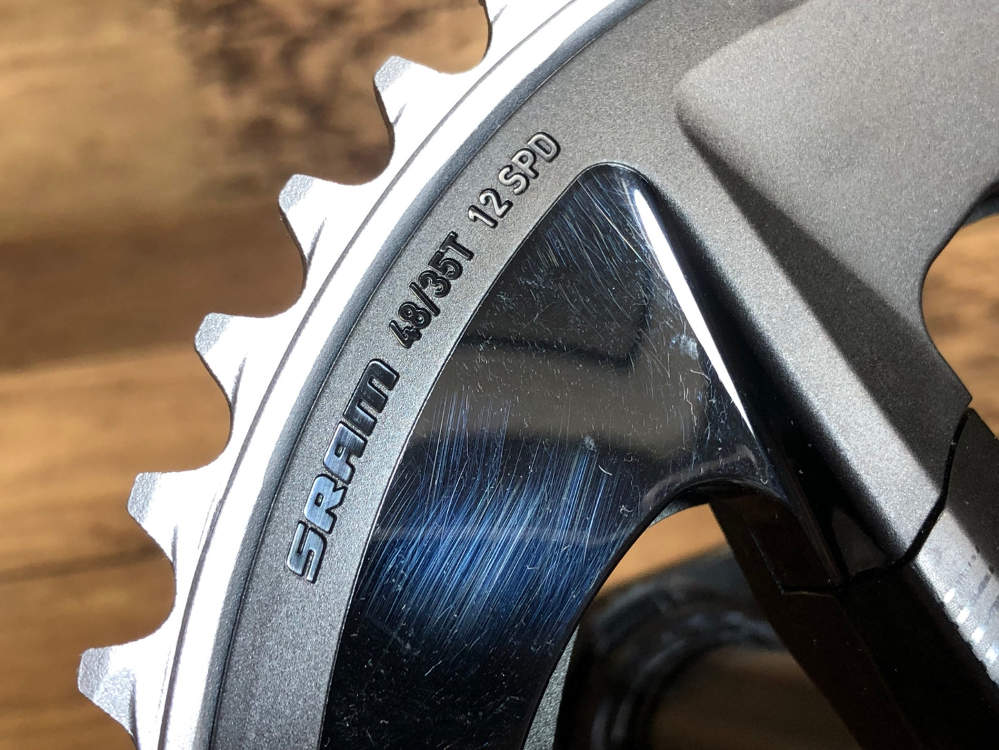 HY468 スラム SRAM ライバル RIVAL クランクセット 170mm 48/35T 12S DUB規格※クランクボルトなめかけ