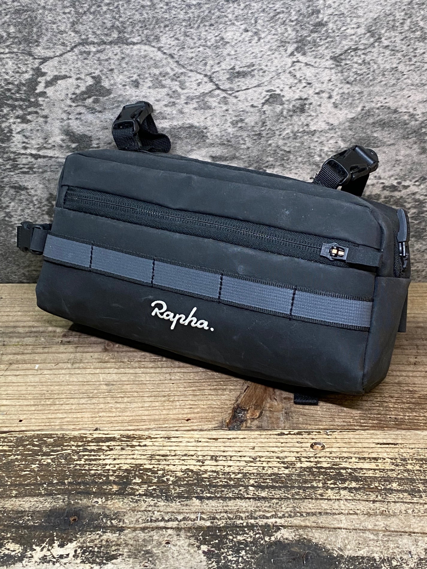 JC643 ラファ Rapha BAR BAG ハンドルバーバッグ 黒 ※汚れ