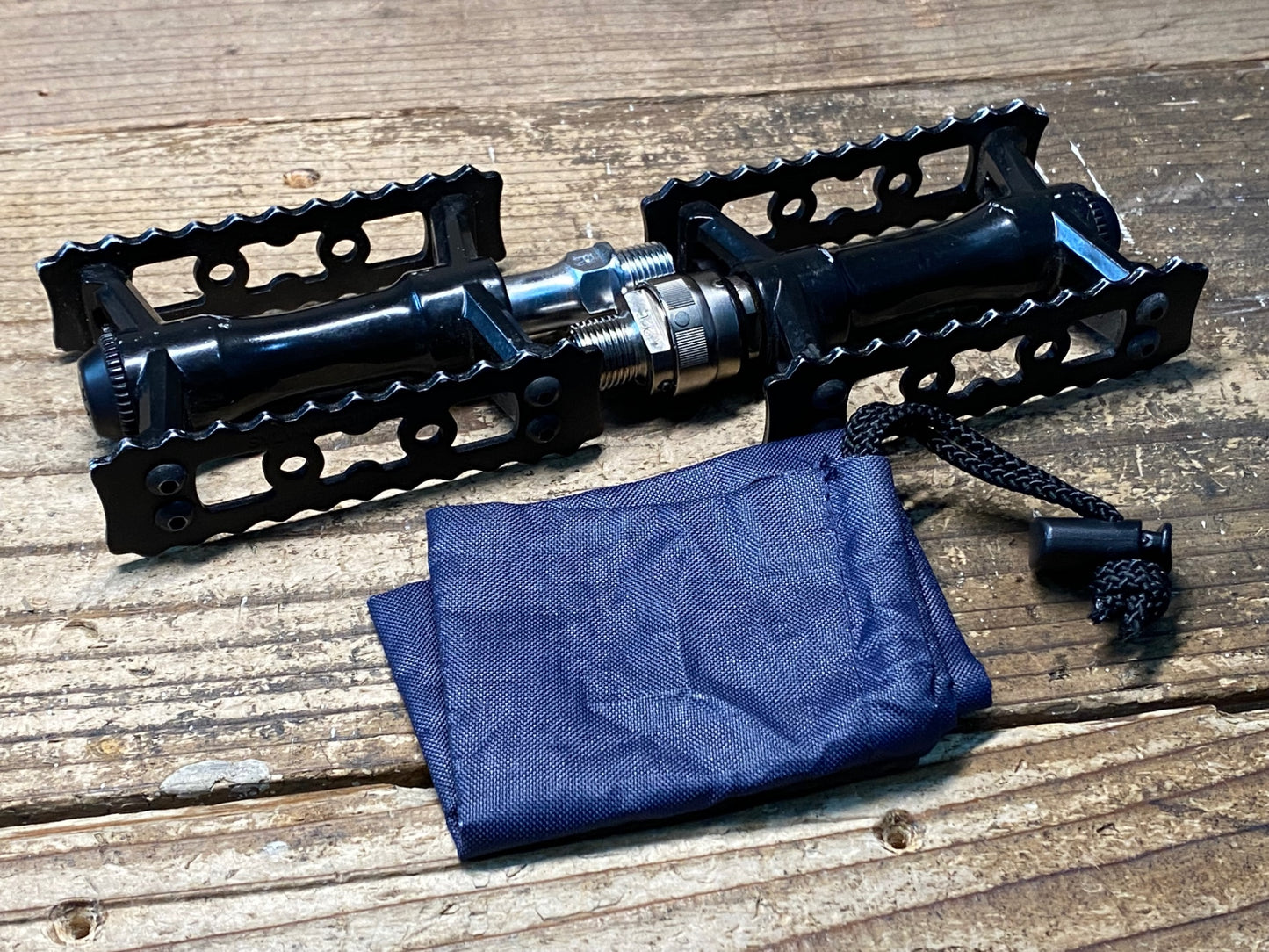 JC260 三ヶ島 MKS シルヴァン ツーリング SILVAN TOURING NEXT ONESIDE Ezy フラットペダル 黒