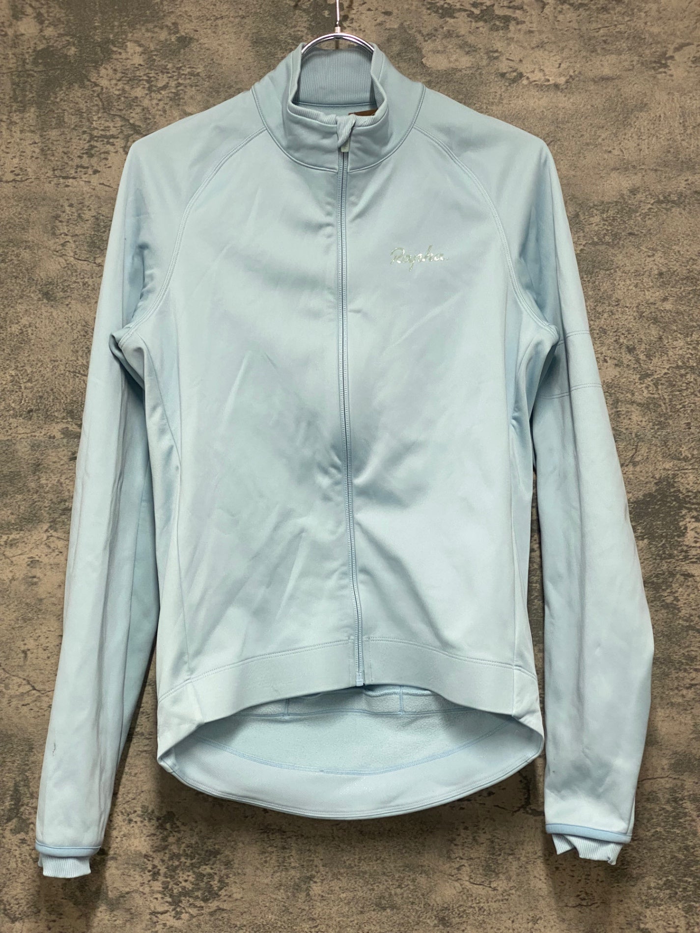 IV516 ラファ Rapha CORE WINTER JACKET 長袖 サイクルジャケット 水色 S 裏起毛