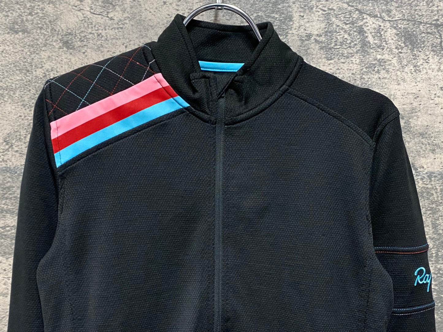 IY150 ラファ Rapha CROSS 長袖 サイクルジャージ S キャンディストライプ