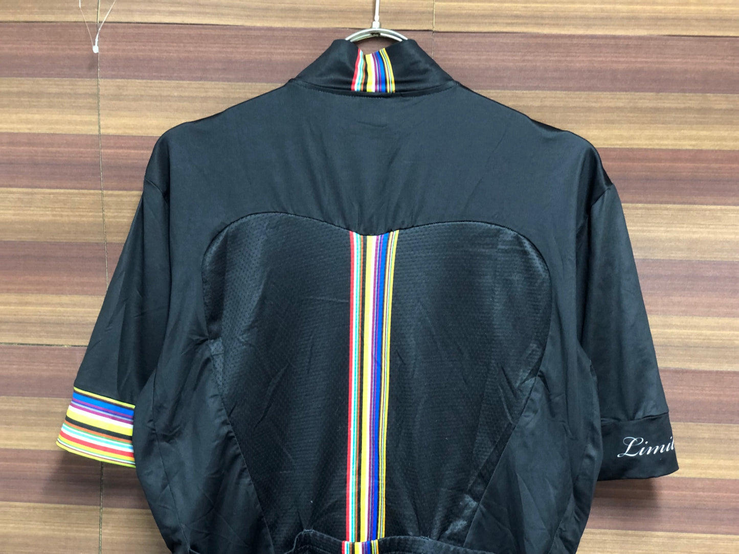 IO893 ピセイ PISSEI 半袖サイクルジャージ 黒 3サイズ