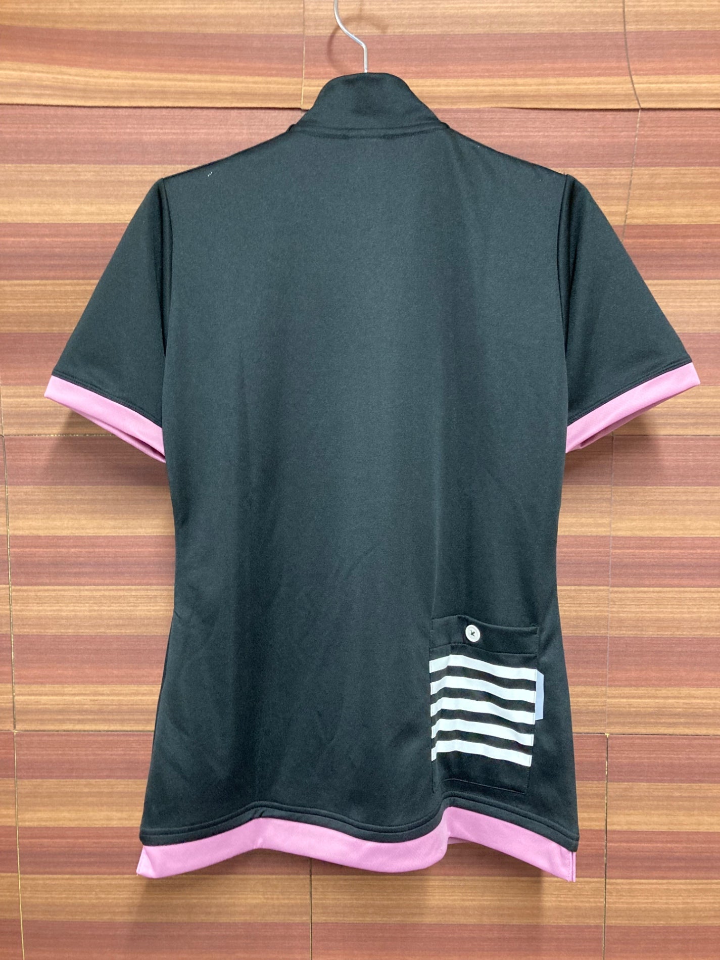 IQ197 ルコックスポルティフ le coq sportif 半袖 サイクルジャージ 黒 レディース M