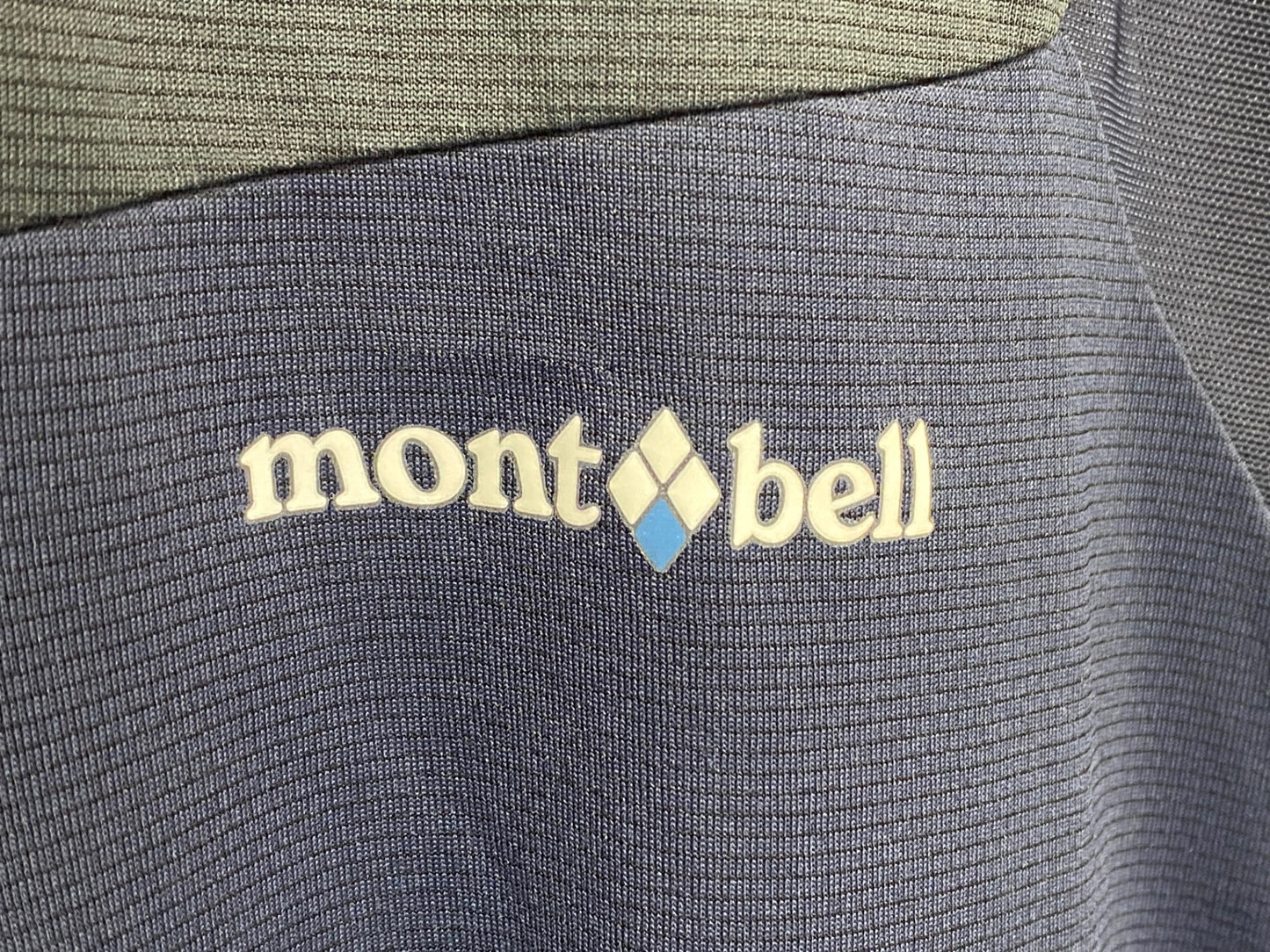 IX749 モンベル mont bell 長袖サイクルジャージ M 紺