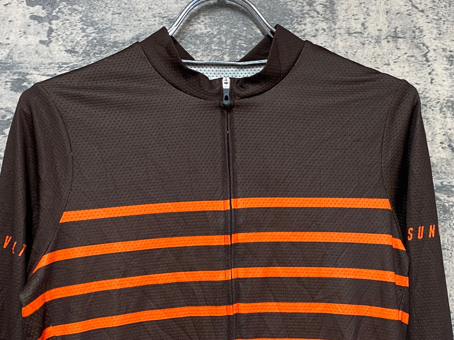 IW225 サンボルト SUNVOLT 半袖 サイクルジャージ ブラウン オレンジ L