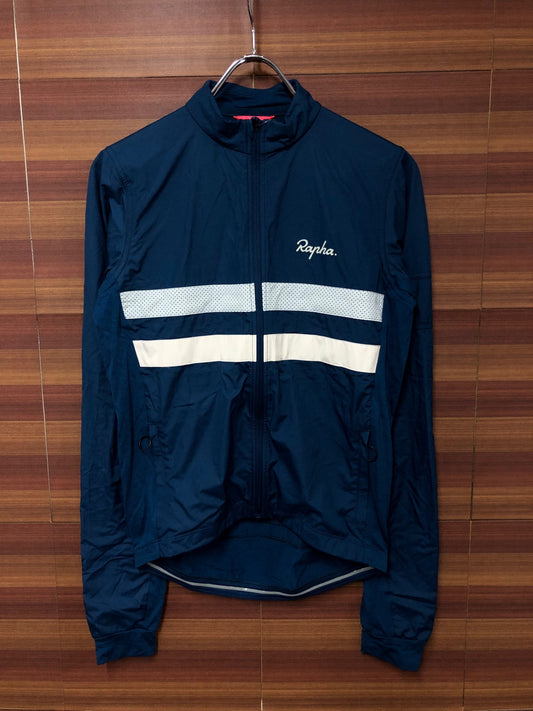 IK679 ラファ Rapha BREVET LONG SLEEVE WINDBLOCK JERSEY 長袖サイクルジャージ 防風 S