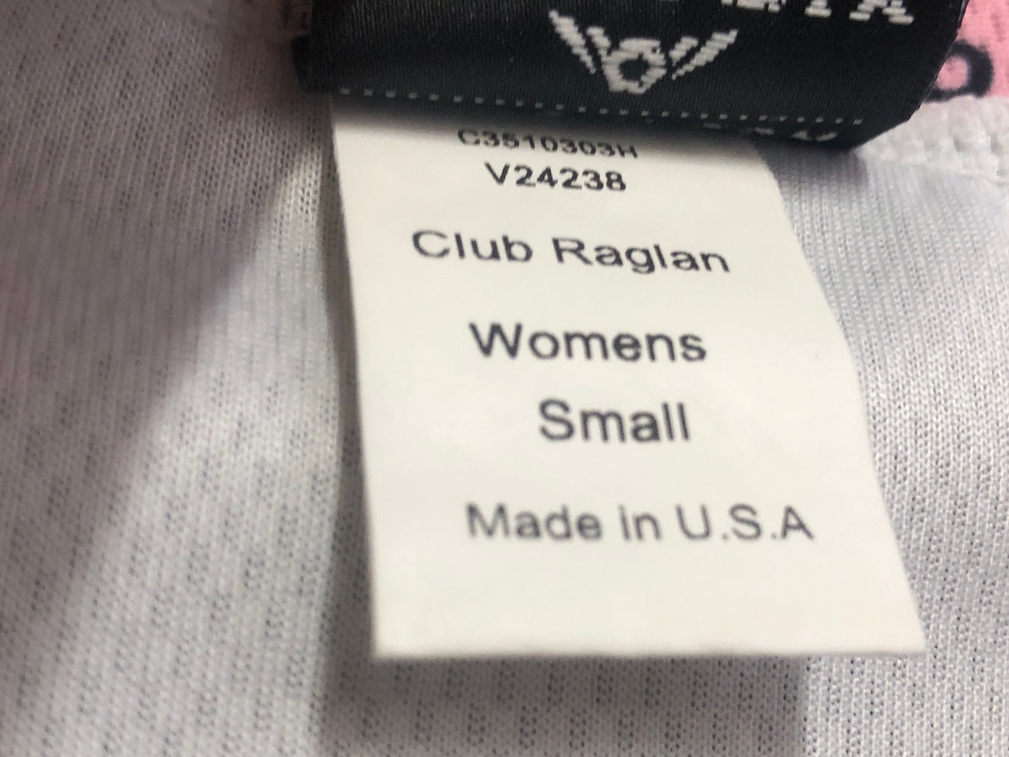 IW592 ツインシックス TWIN SIX 半袖 サイクルジャージ 白ピンク women's S