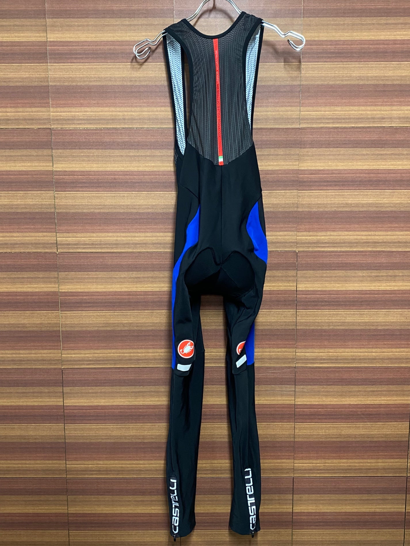 IH560 カステリ CASTELLI ビブタイツ 黒 M 裏起毛