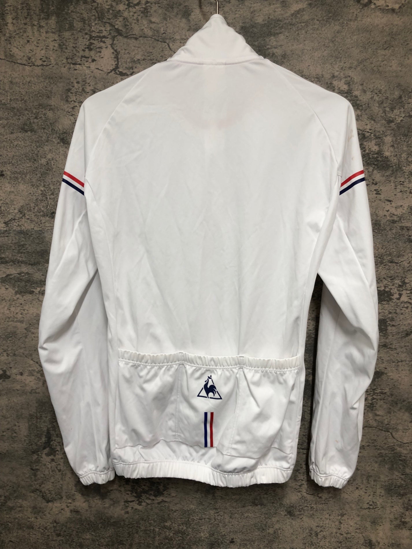 IY176 ルコックスポルティフ le coq sportif 長袖 サイクルジャージ 白 SS